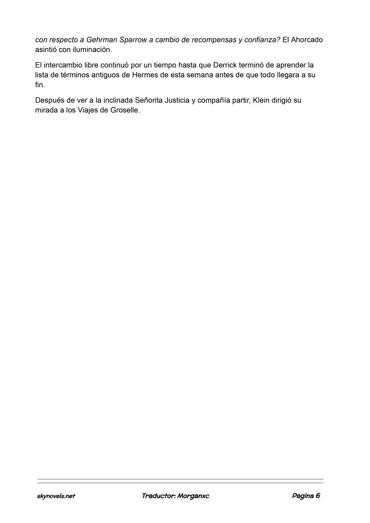 Lord Of The Mysteries (Novela) - Capítulo 717 - Página 6 - LectorTMOo