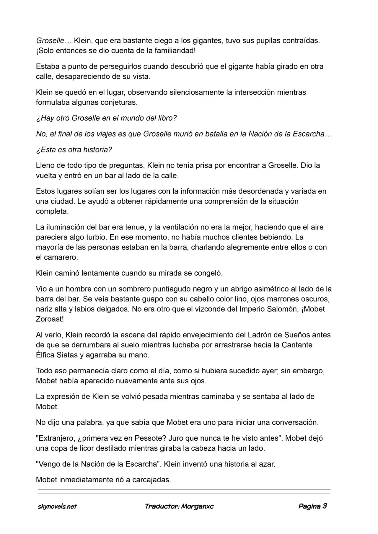 Lord Of The Mysteries (Novela) - Capítulo 718 - Página 3 - LectorTMOo