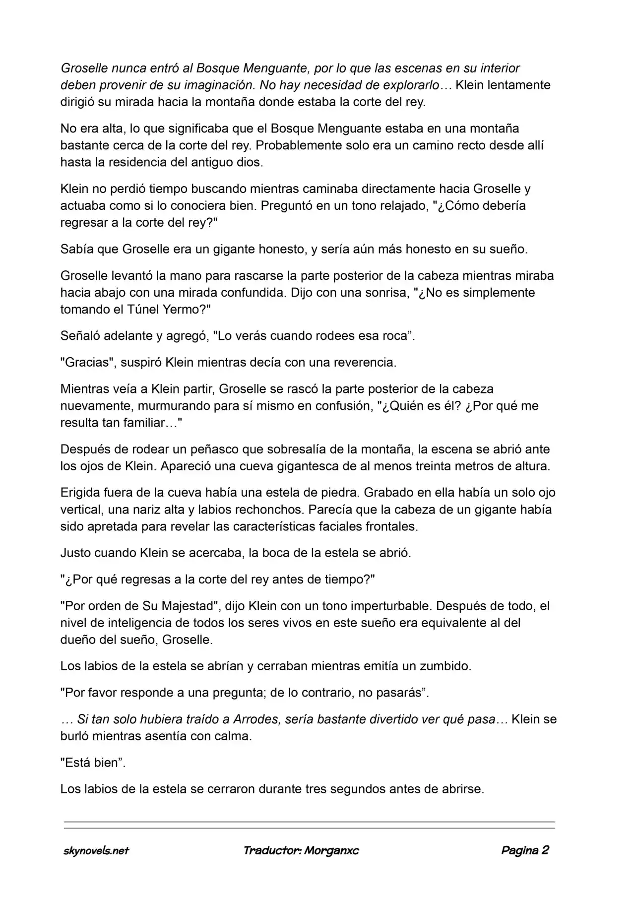 Lord Of The Mysteries (Novela) - Capítulo 719 - Página 2 - LectorTMOo