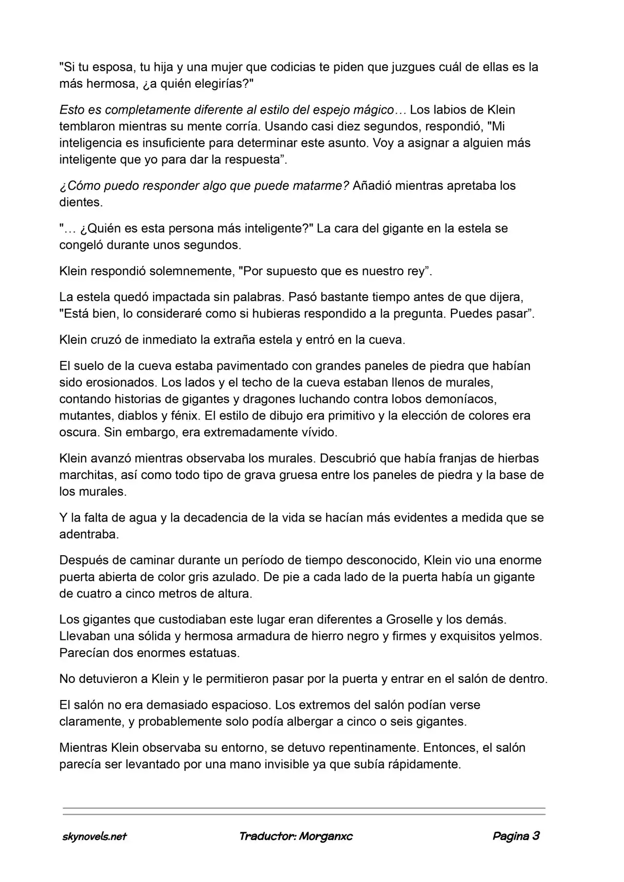 Lord Of The Mysteries (Novela) - Capítulo 719 - Página 3 - LectorTMOo