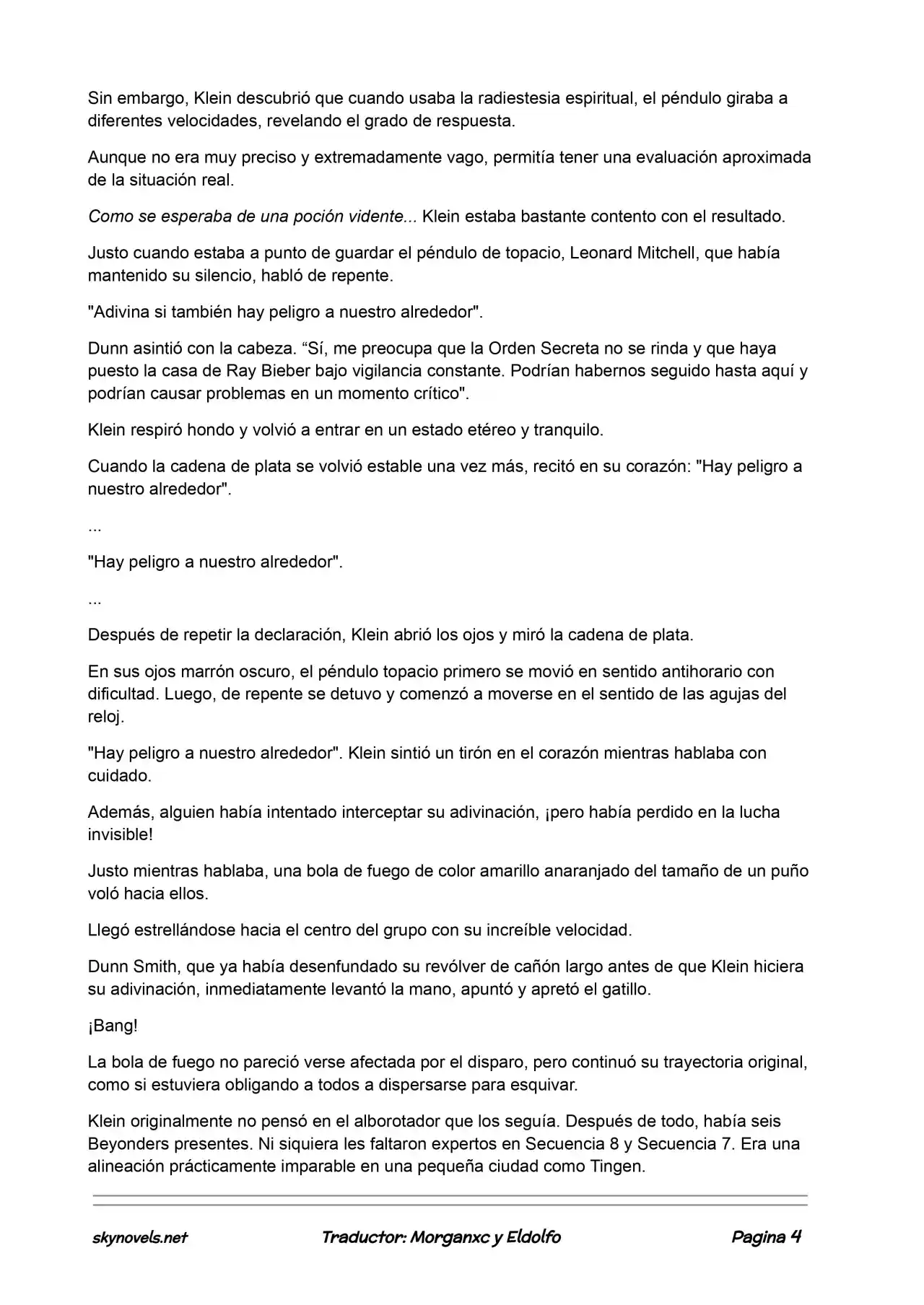 Lord Of The Mysteries (Novela) - Capítulo 72 - Página 4 - LectorTMOo