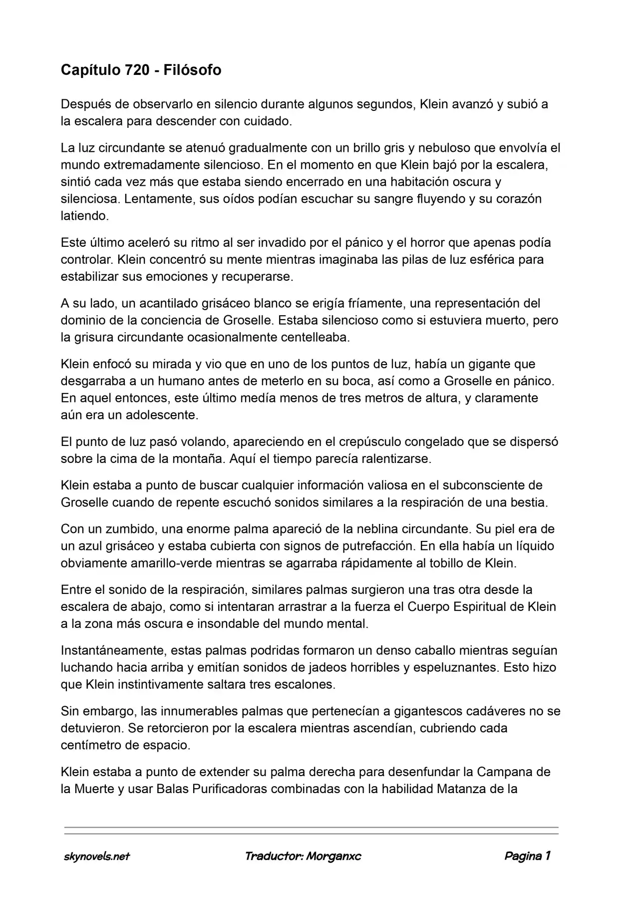Lord Of The Mysteries (Novela) - Capítulo 720 - Página 1 - LectorTMOo