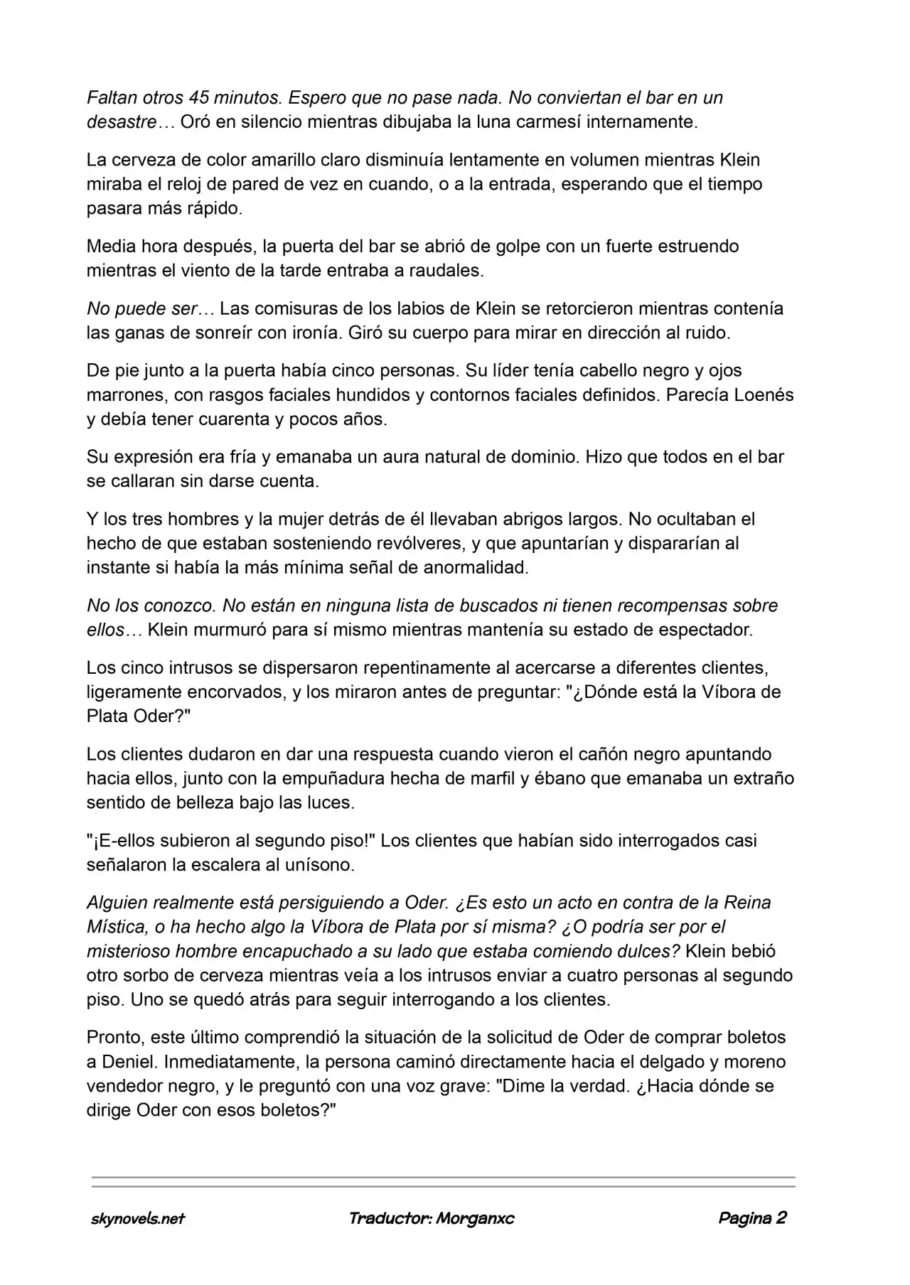 Lord Of The Mysteries (Novela) - Capítulo 722 - Página 2 - LectorTMOo