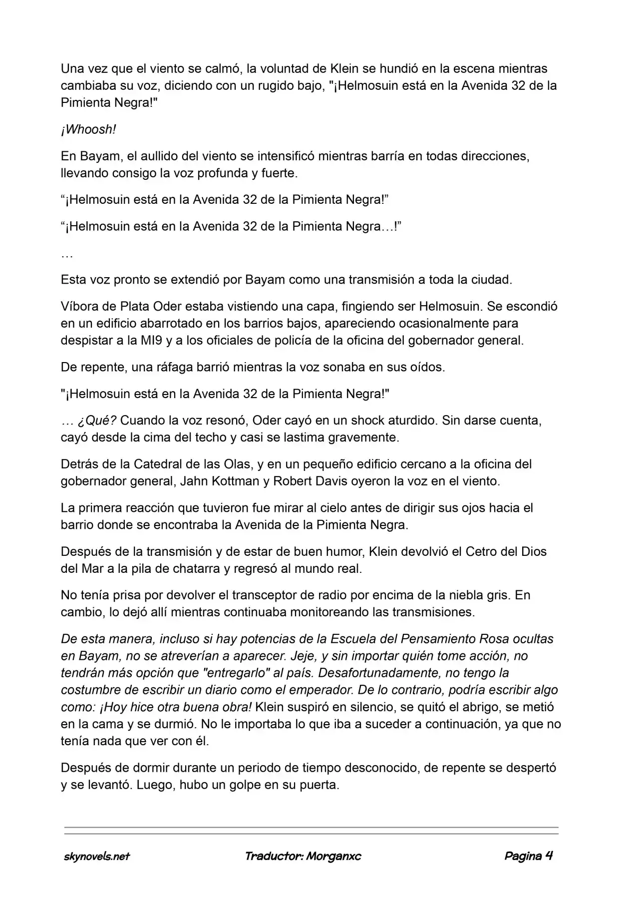 Lord Of The Mysteries (Novela) - Capítulo 723 - Página 4 - LectorTMOo