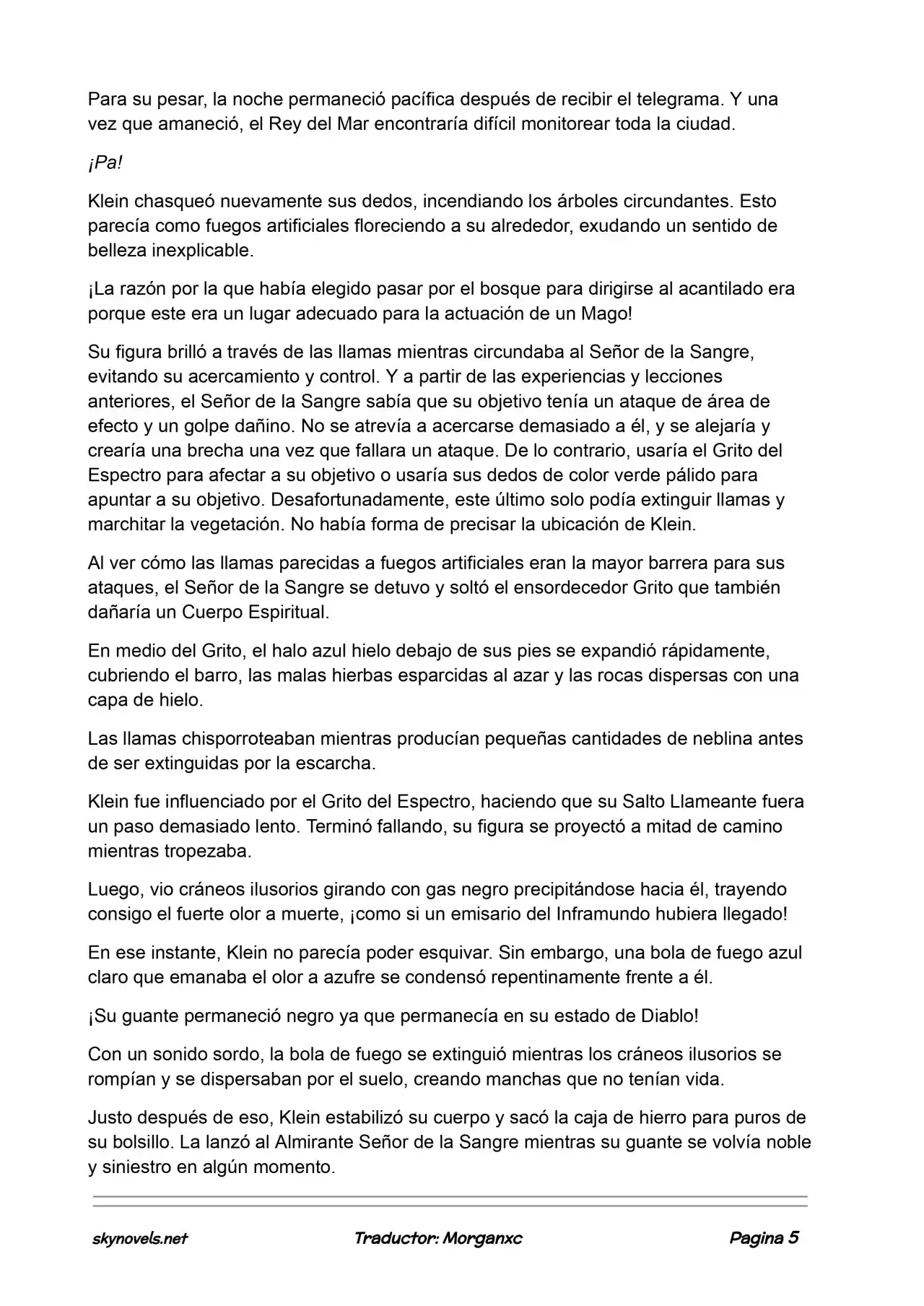 Lord Of The Mysteries (Novela) - Capítulo 727 - Página 5 - LectorTMOo