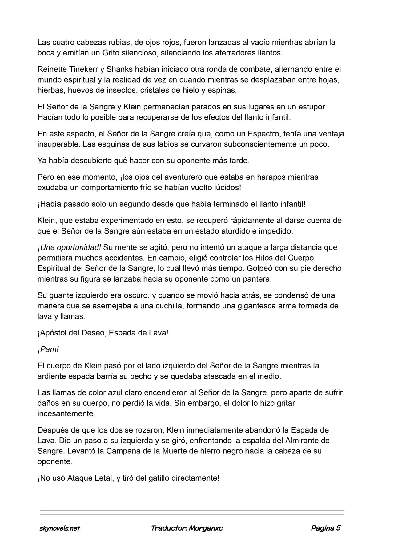 Lord Of The Mysteries (Novela) - Capítulo 728 - Página 5 - LectorTMOo