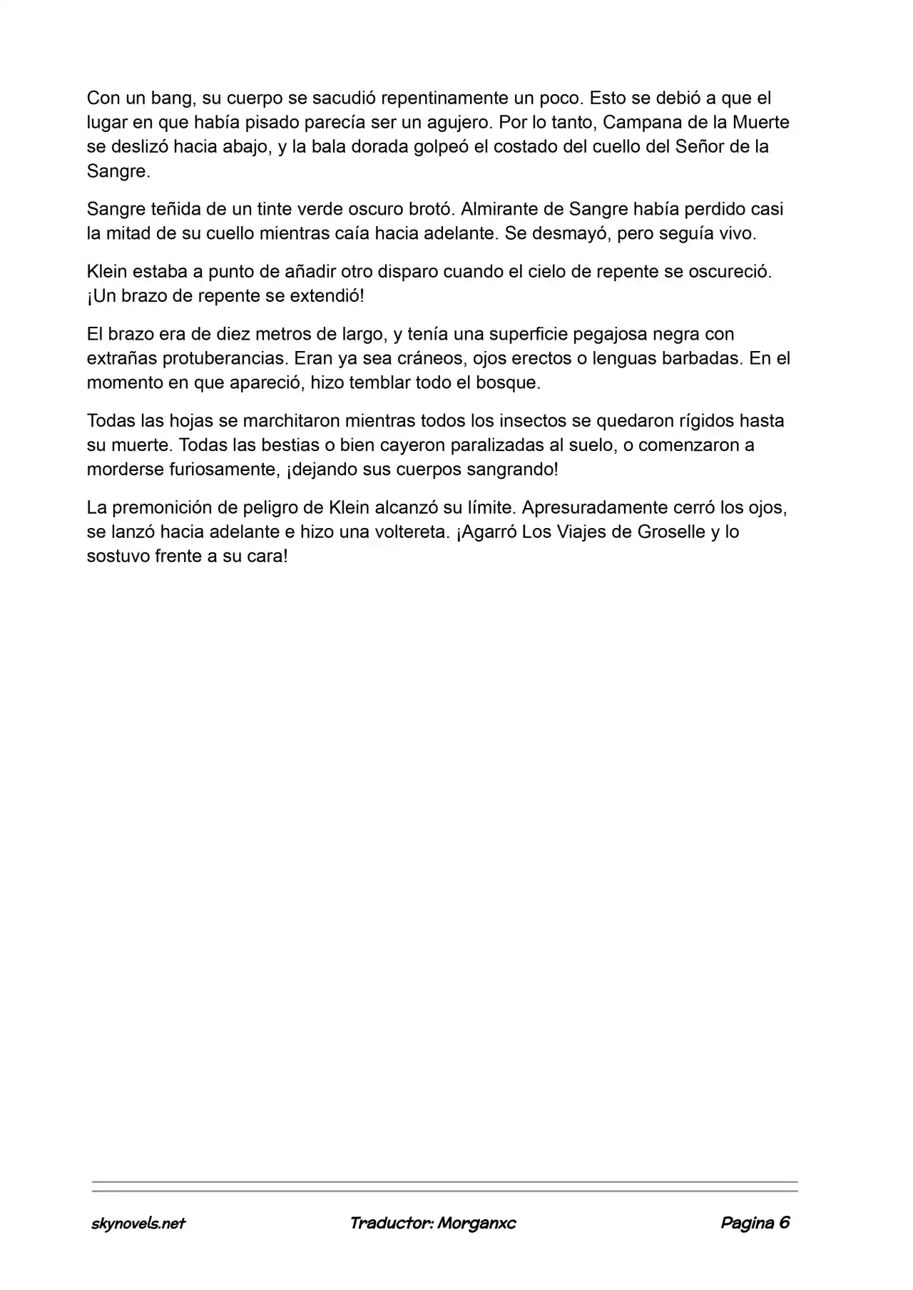 Lord Of The Mysteries (Novela) - Capítulo 728 - Página 6 - LectorTMOo