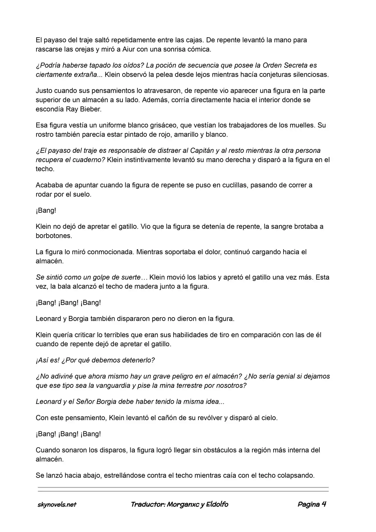 Lord Of The Mysteries (Novela) - Capítulo 73 - Página 4 - LectorTMOo