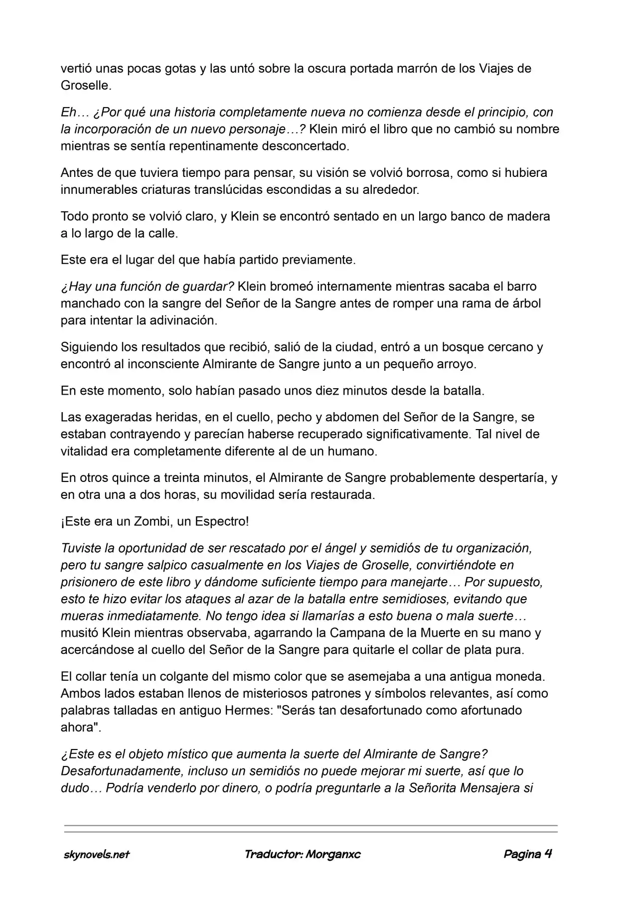 Lord Of The Mysteries (Novela) - Capítulo 730 - Página 4 - LectorTMOo
