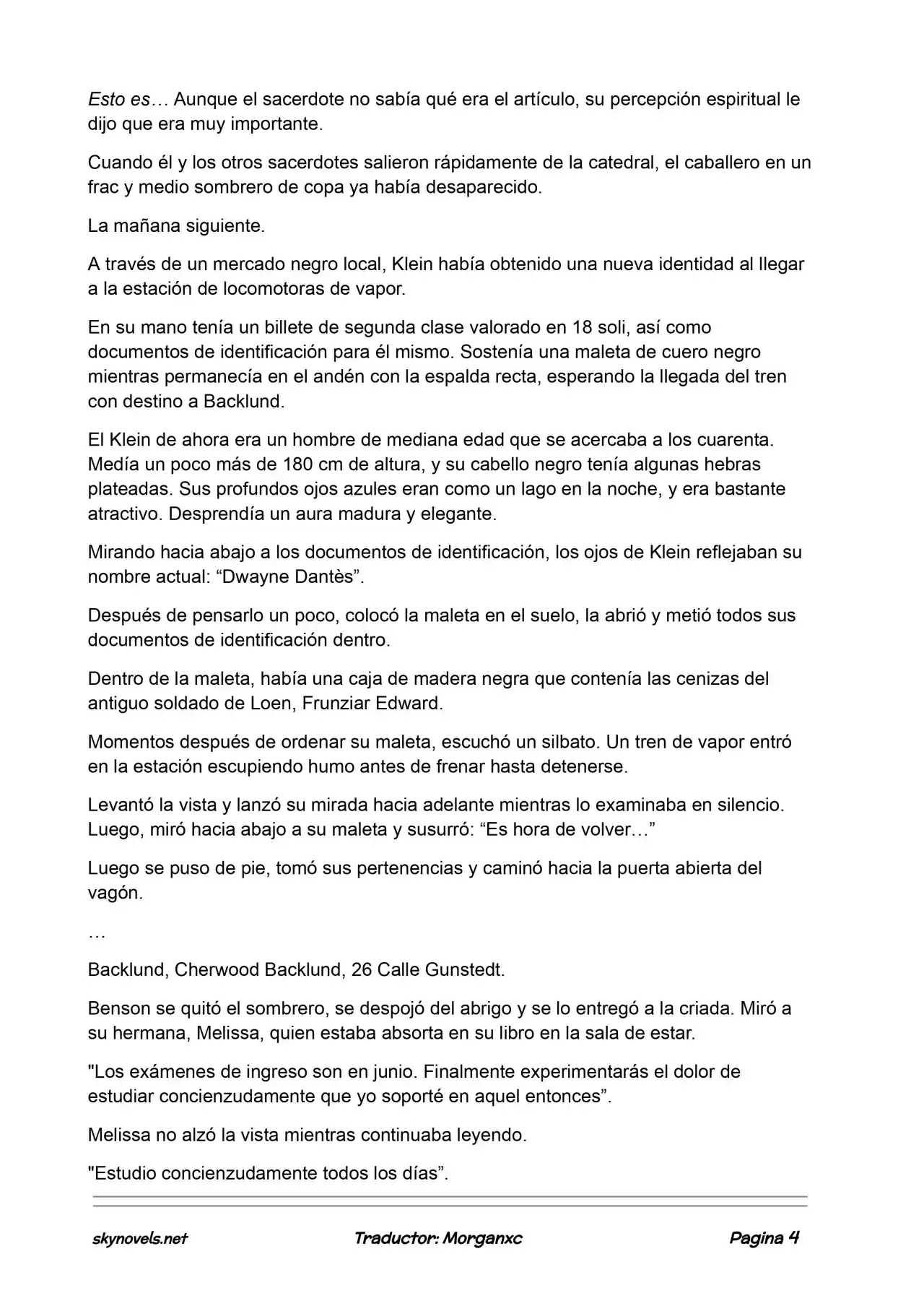 Lord Of The Mysteries (Novela) - Capítulo 732 - Página 4 - LectorTMOo