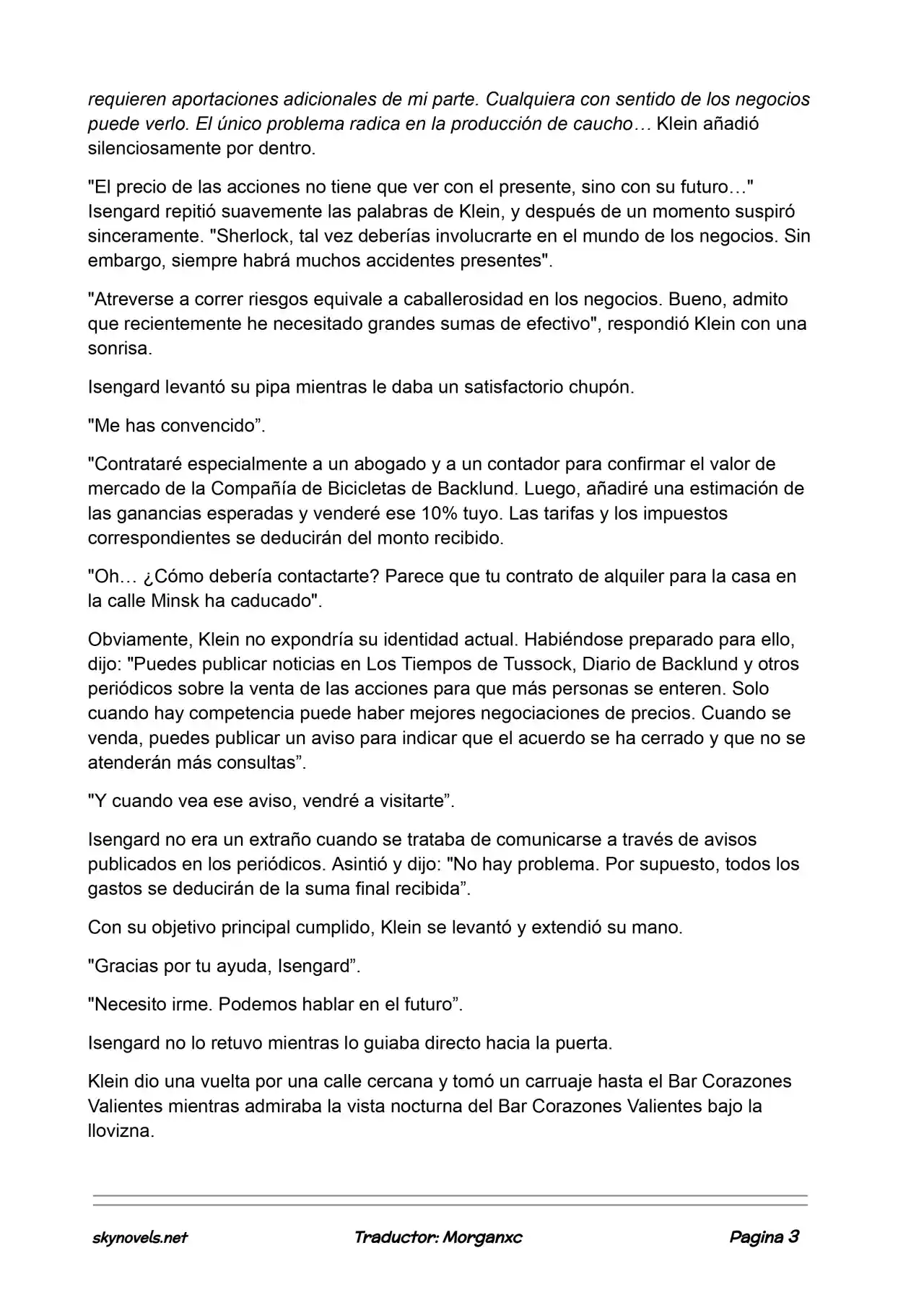 Lord Of The Mysteries (Novela) - Capítulo 734 - Página 3 - LectorTMOo