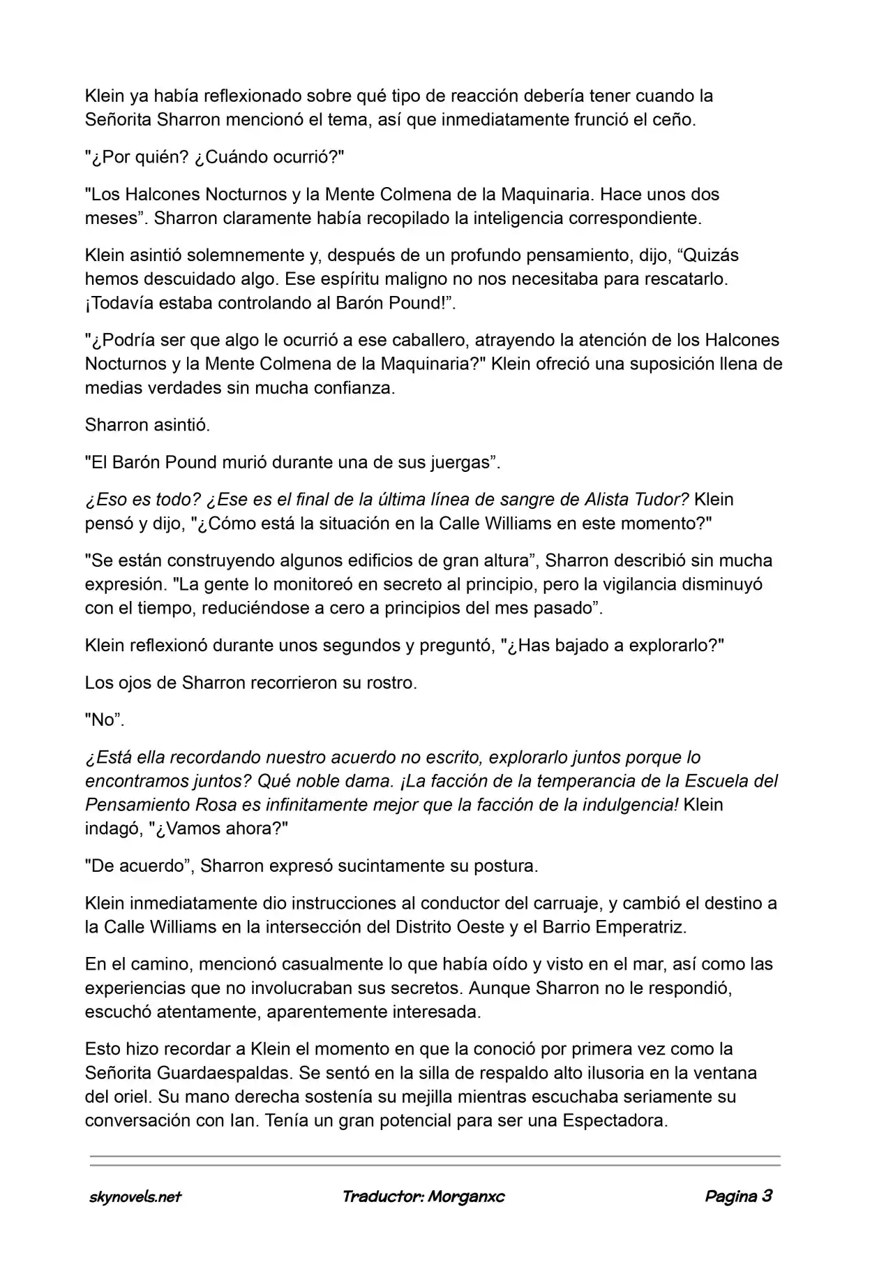 Lord Of The Mysteries (Novela) - Capítulo 735 - Página 3 - LectorTMOo