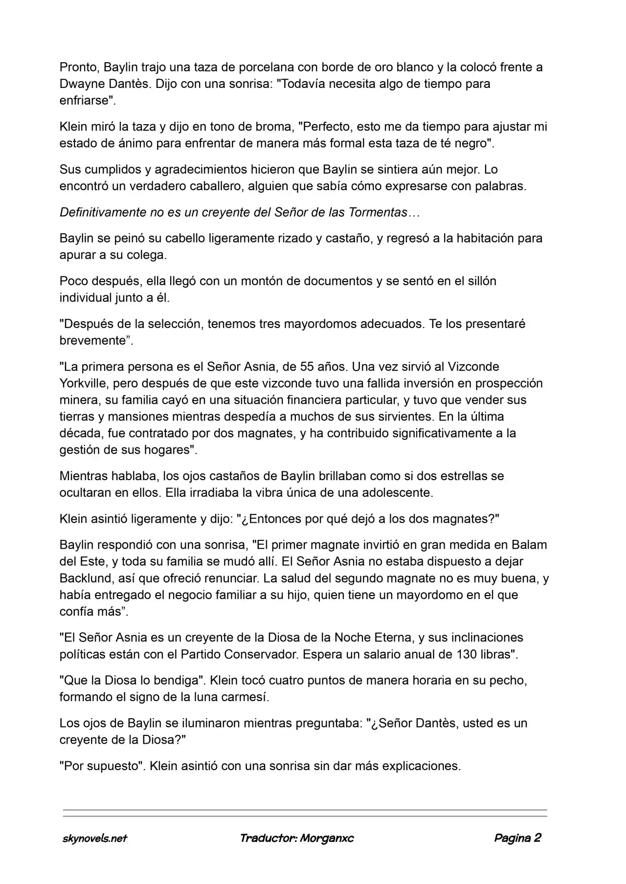 Lord Of The Mysteries (Novela) - Capítulo 738 - Página 2 - LectorTMOo