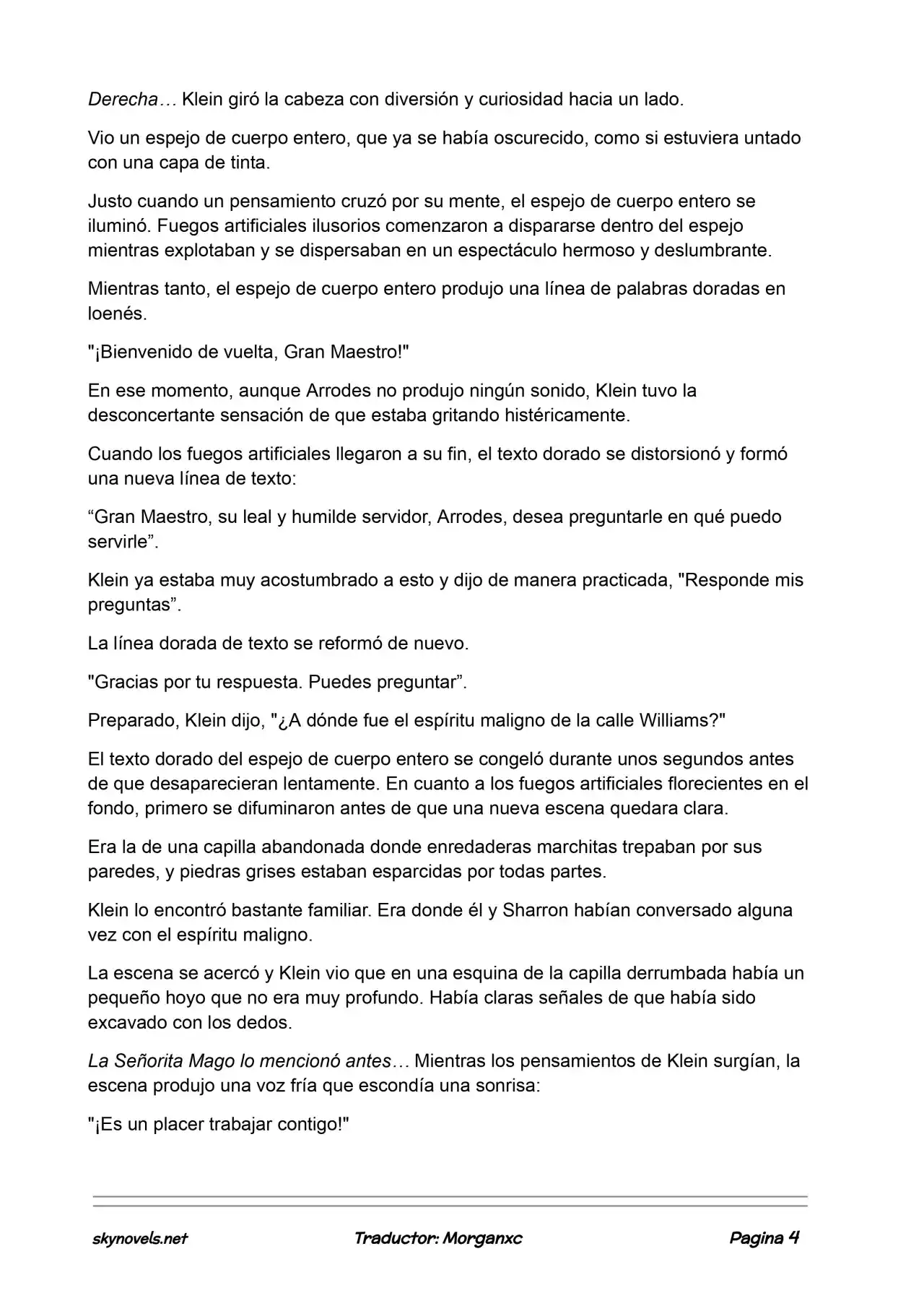 Lord Of The Mysteries (Novela) - Capítulo 740 - Página 4 - LectorTMOo