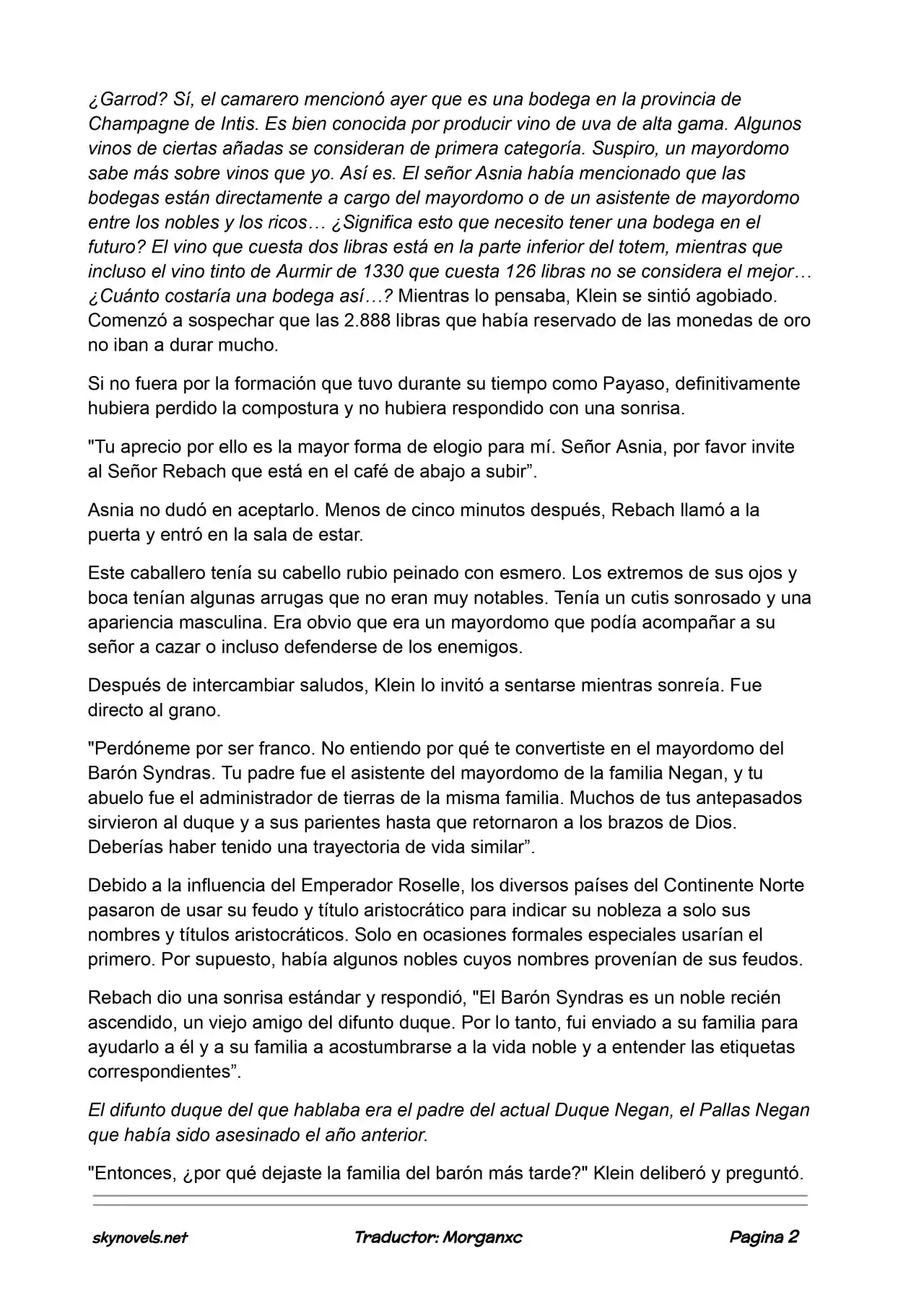 Lord Of The Mysteries (Novela) - Capítulo 741 - Página 2 - LectorTMOo