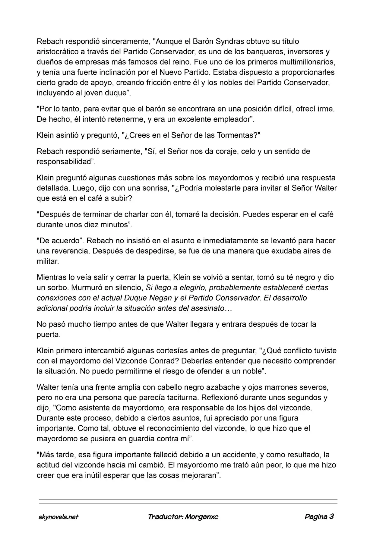 Lord Of The Mysteries (Novela) - Capítulo 741 - Página 3 - LectorTMOo