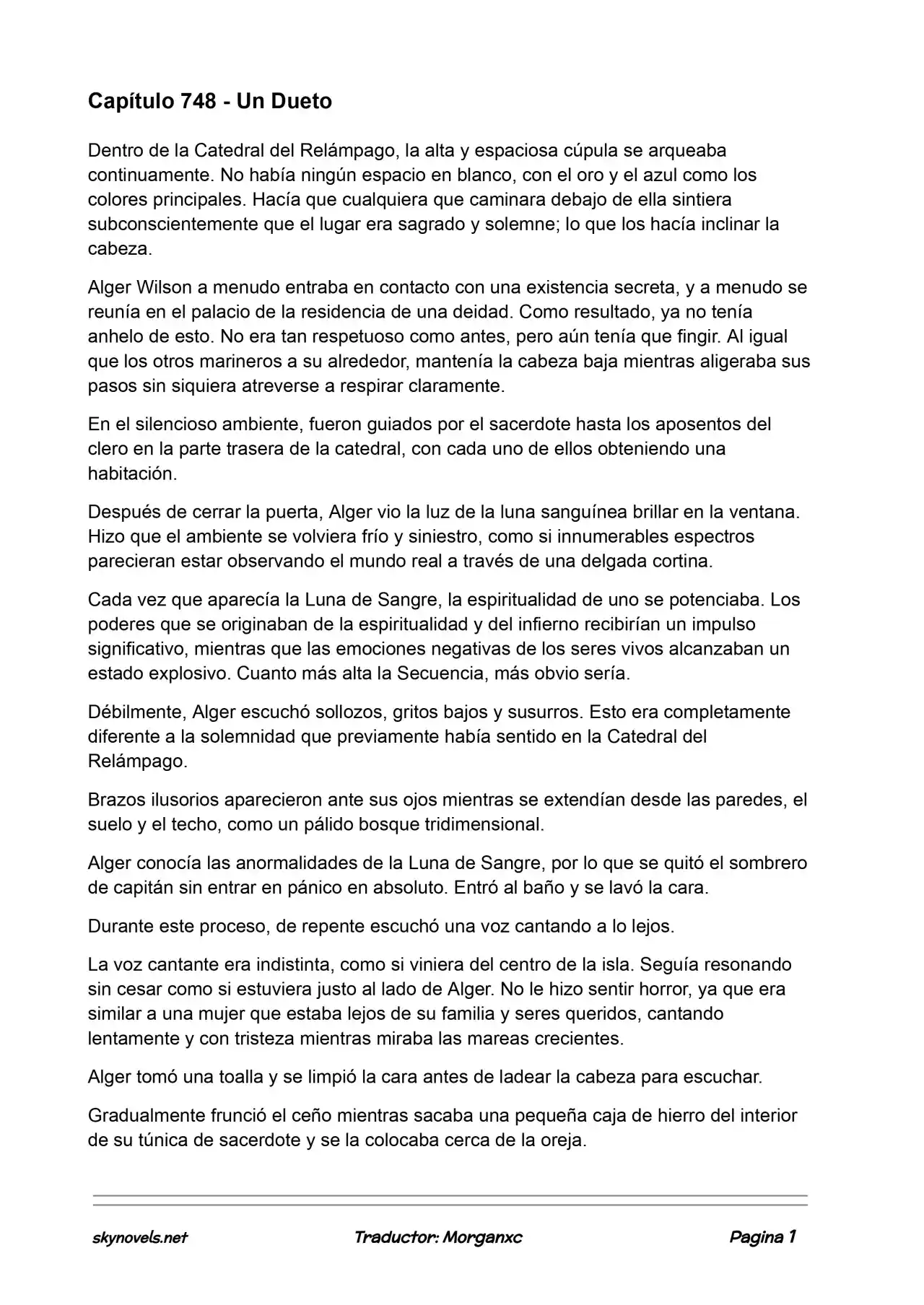 Lord Of The Mysteries (Novela) - Capítulo 748 - Página 1 - LectorTMOo