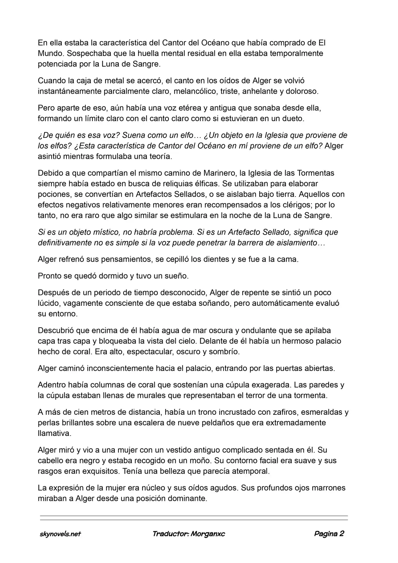 Lord Of The Mysteries (Novela) - Capítulo 748 - Página 2 - LectorTMOo