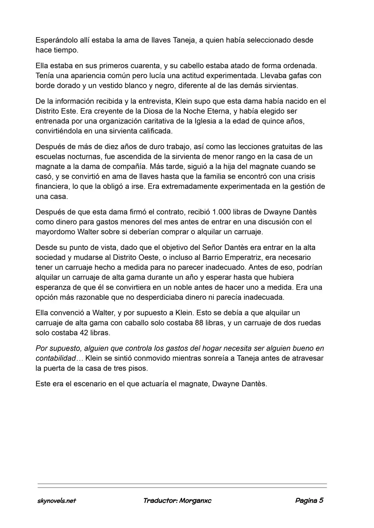 Lord Of The Mysteries (Novela) - Capítulo 748 - Página 5 - LectorTMOo