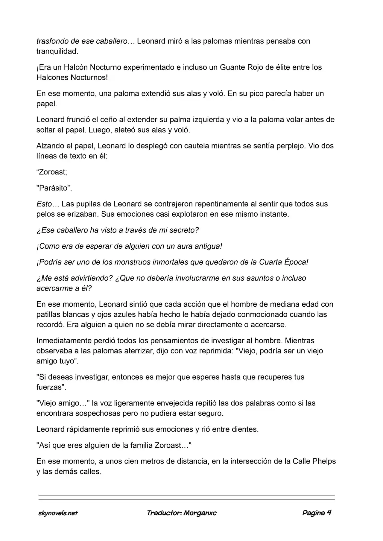 Lord Of The Mysteries (Novela) - Capítulo 752 - Página 4 - LectorTMOo