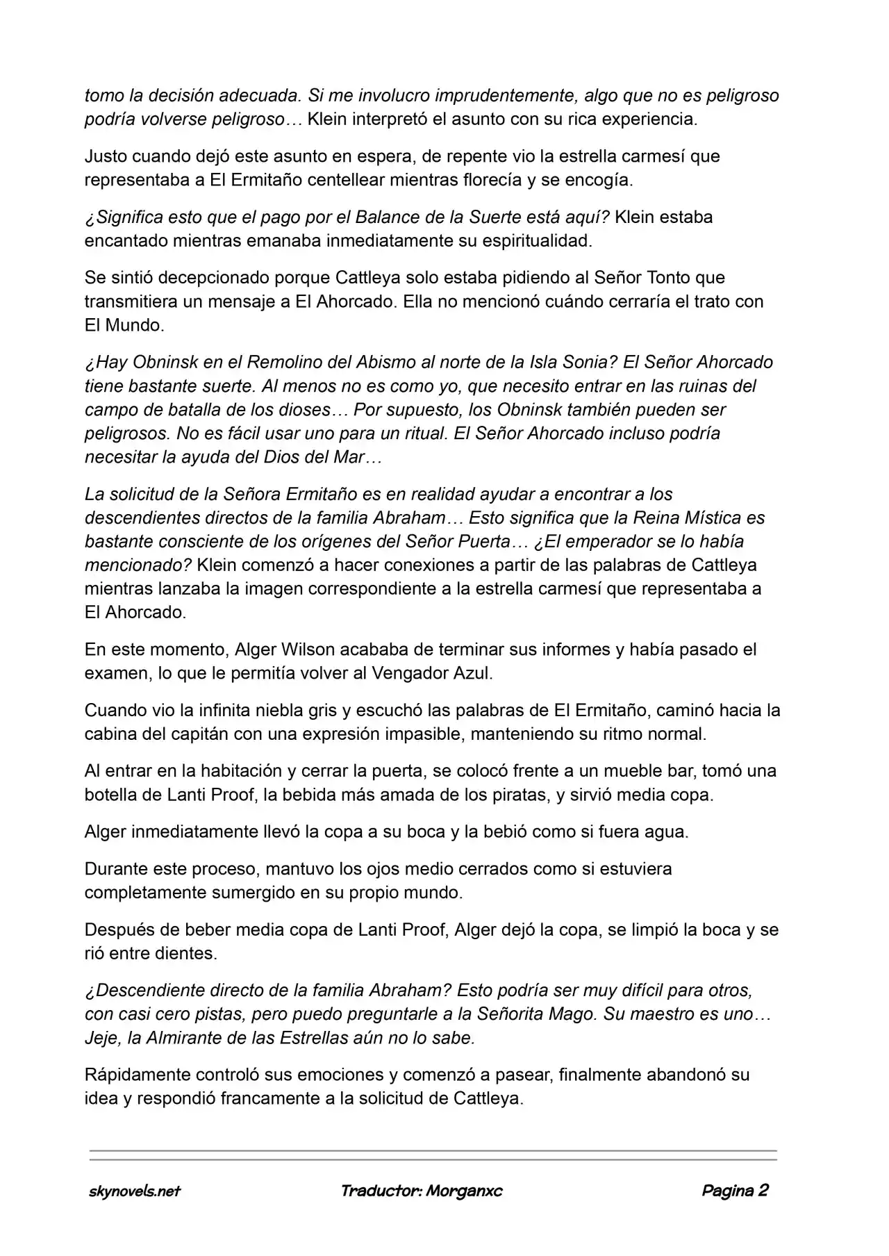 Lord Of The Mysteries (Novela) - Capítulo 755 - Página 2 - LectorTMOo
