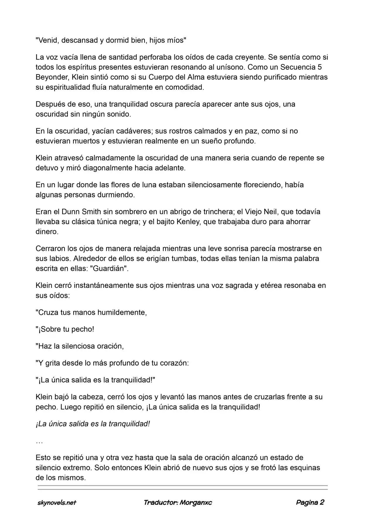Lord Of The Mysteries (Novela) - Capítulo 756 - Página 2 - LectorTMOo