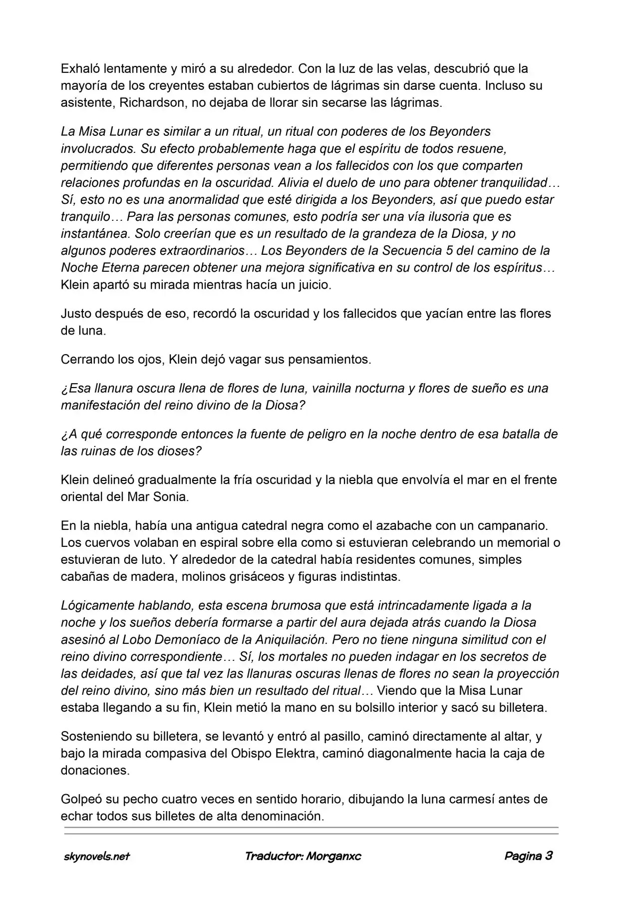 Lord Of The Mysteries (Novela) - Capítulo 756 - Página 3 - LectorTMOo