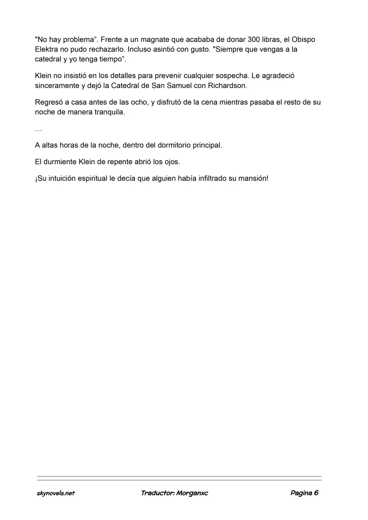 Lord Of The Mysteries (Novela) - Capítulo 756 - Página 6 - LectorTMOo