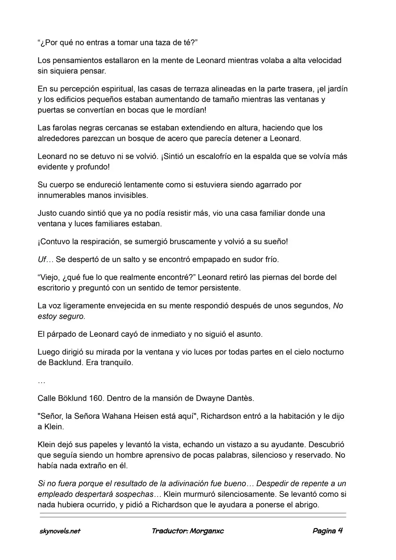Lord Of The Mysteries (Novela) - Capítulo 757 - Página 4 - LectorTMOo