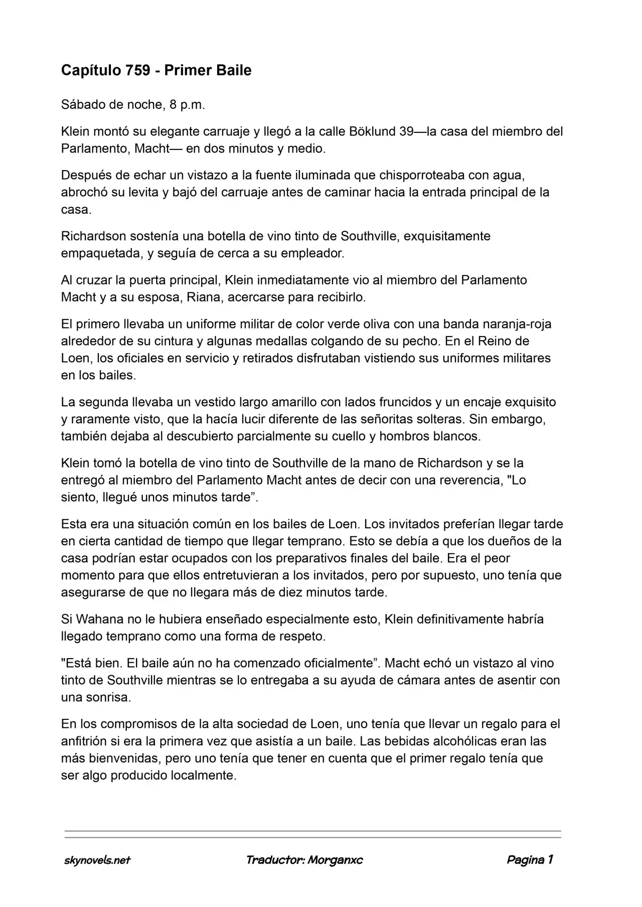 Lord Of The Mysteries (Novela) - Capítulo 759 - Página 1 - LectorTMOo