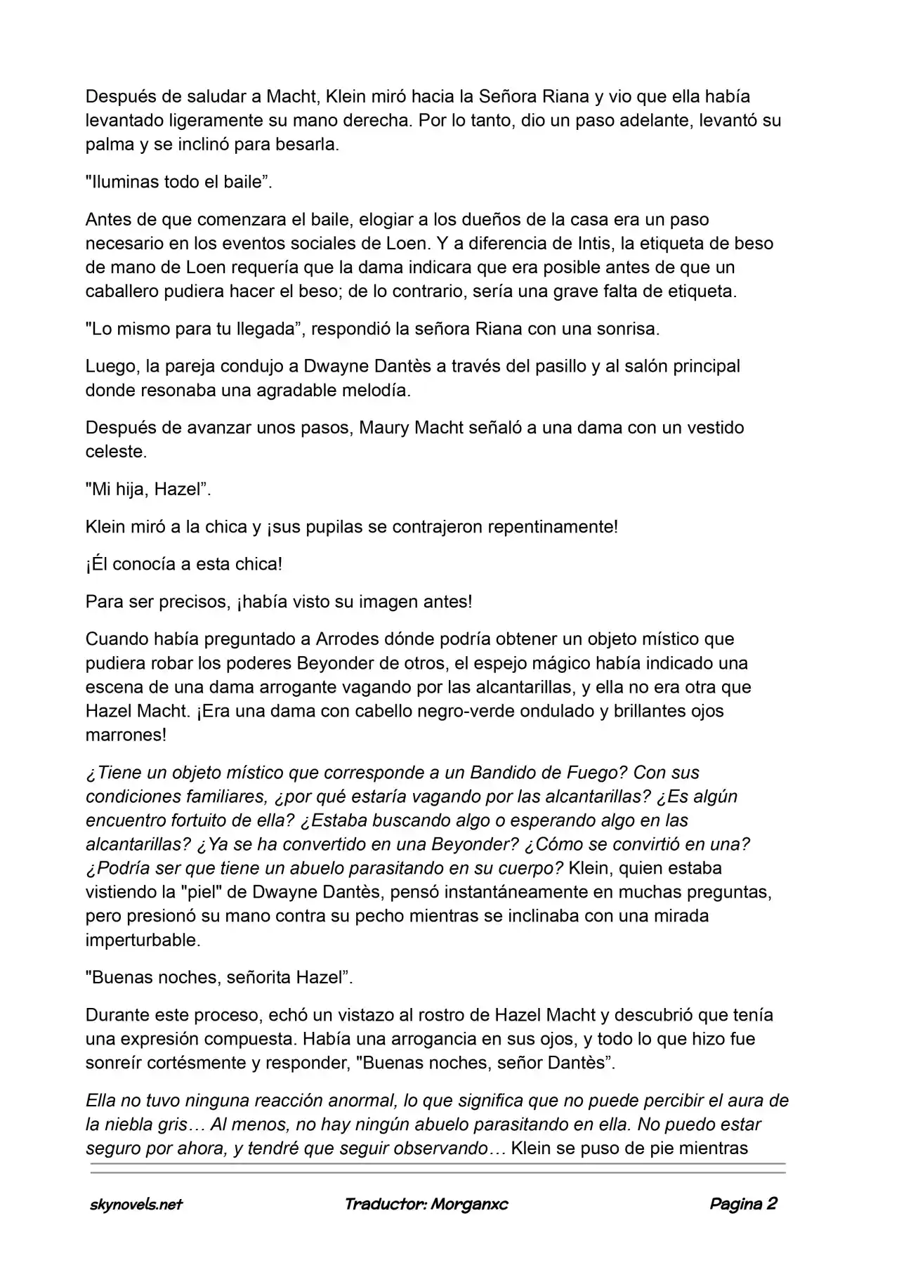 Lord Of The Mysteries (Novela) - Capítulo 759 - Página 2 - LectorTMOo