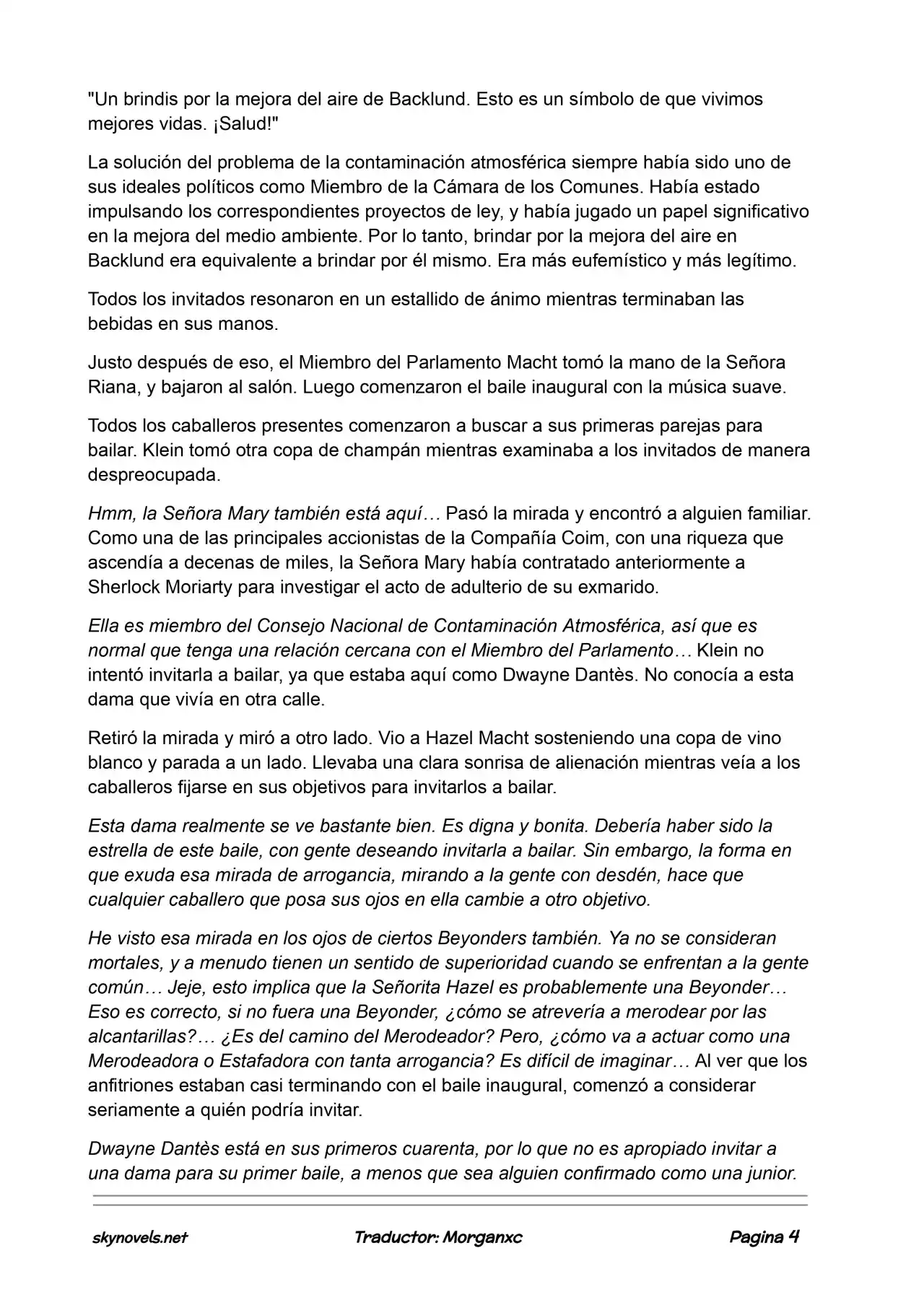 Lord Of The Mysteries (Novela) - Capítulo 759 - Página 4 - LectorTMOo