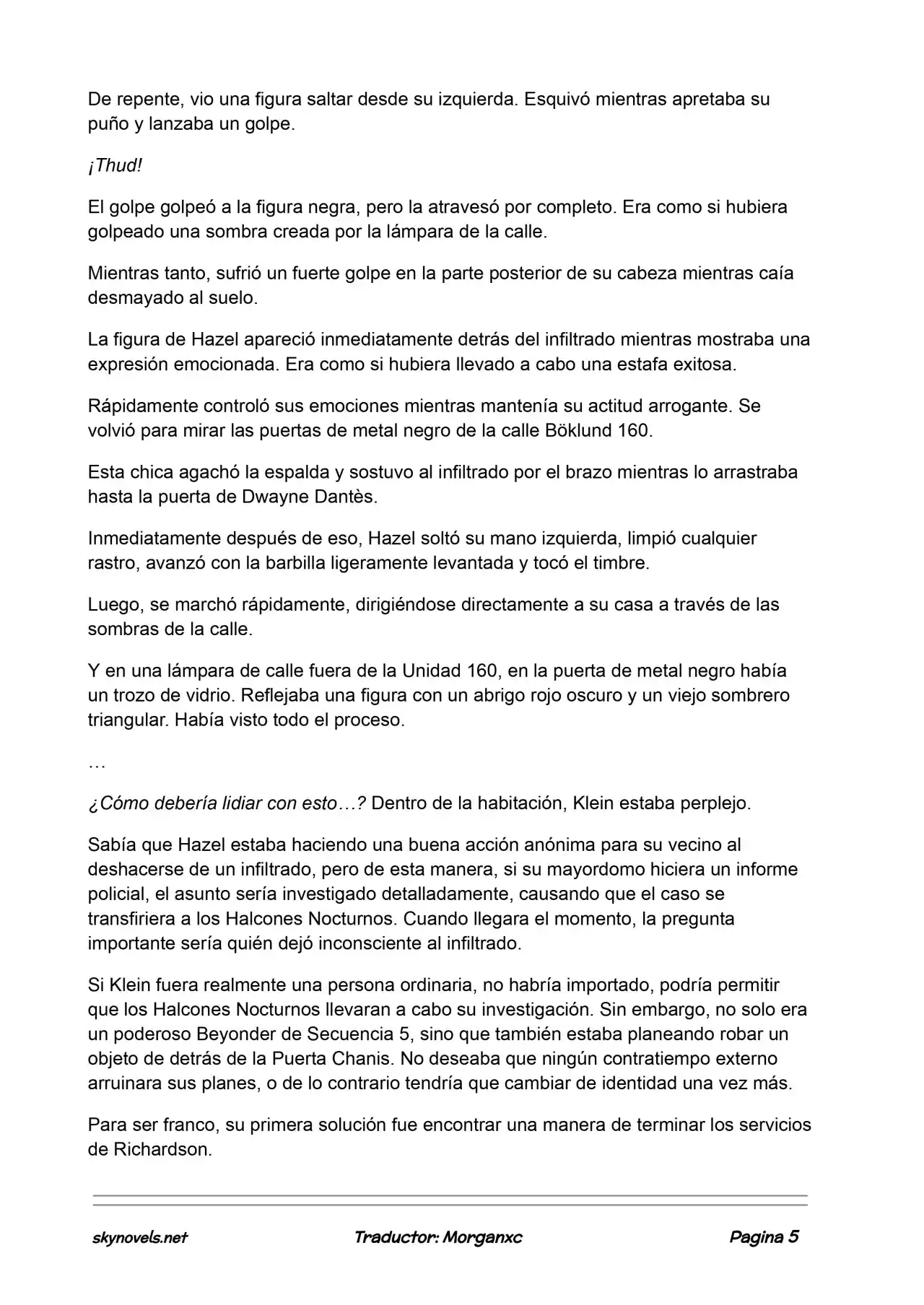 Lord Of The Mysteries (Novela) - Capítulo 761 - Página 5 - LectorTMOo
