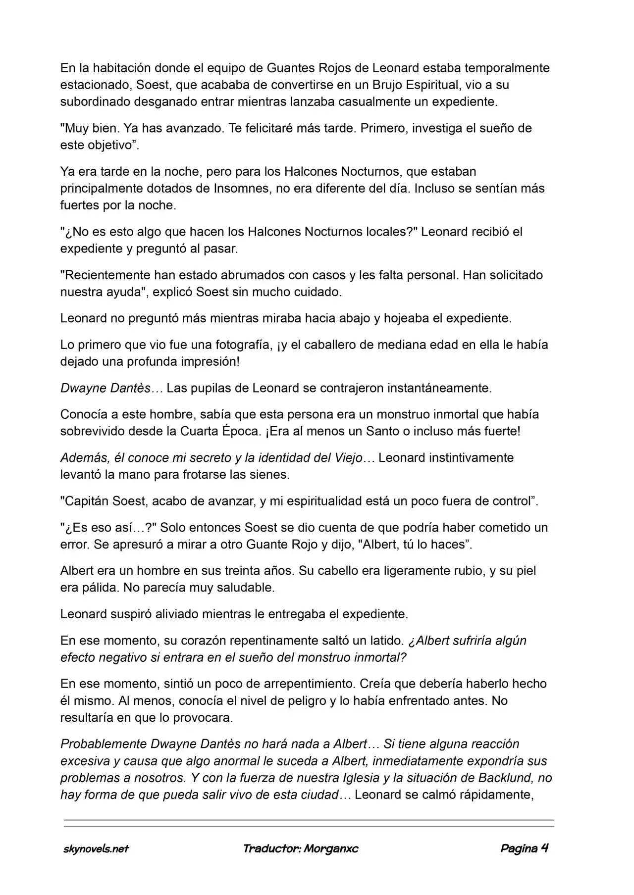 Lord Of The Mysteries (Novela) - Capítulo 764 - Página 4 - LectorTMOo