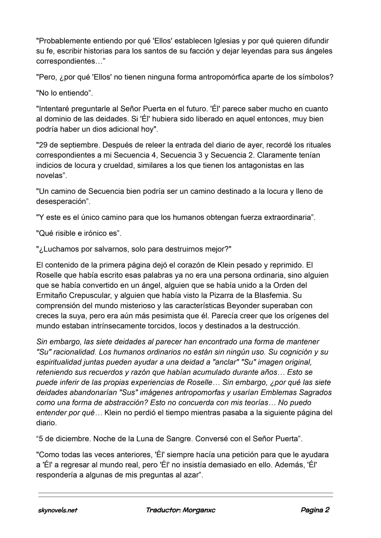 Lord Of The Mysteries (Novela) - Capítulo 766 - Página 2 - LectorTMOo