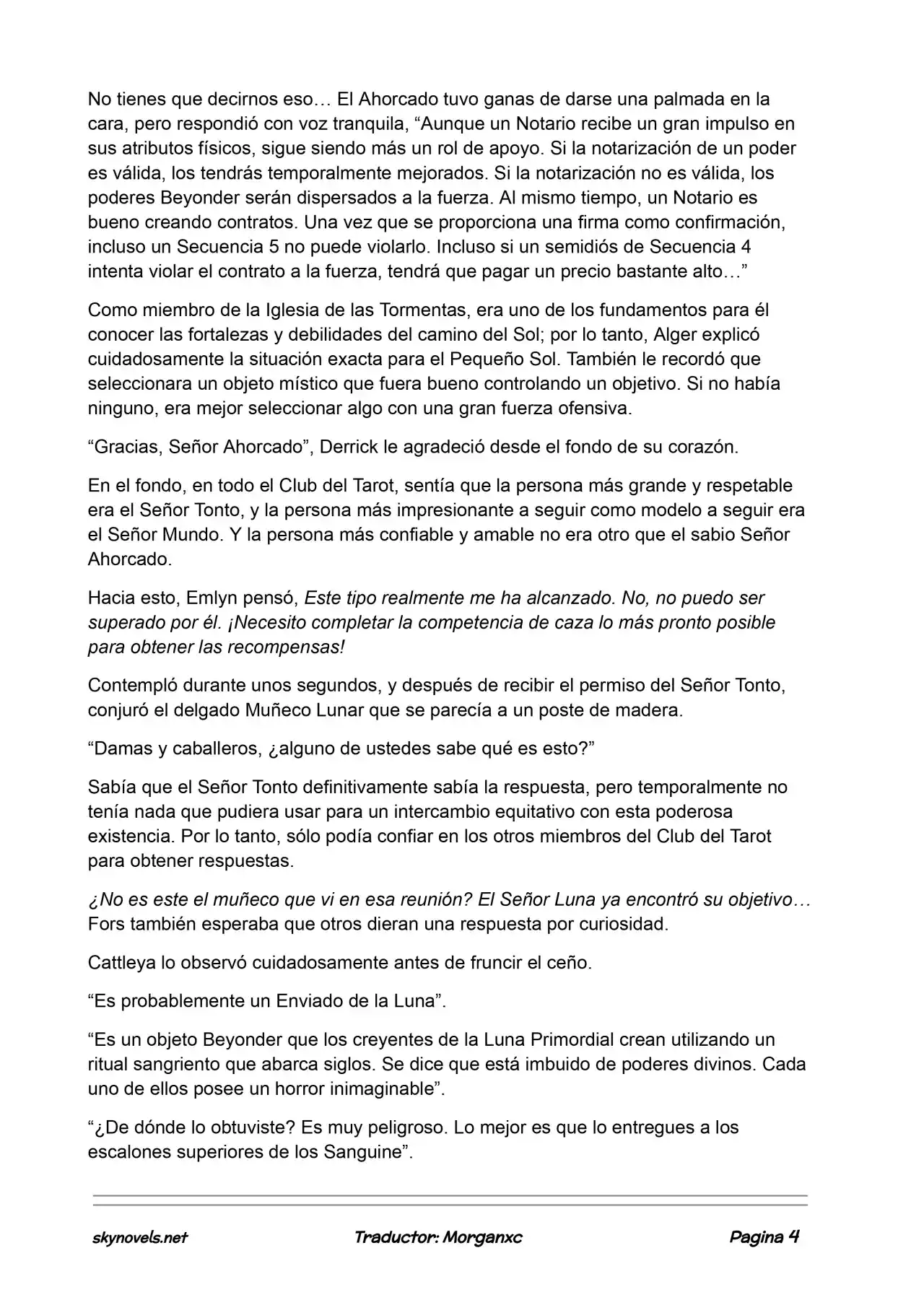 Lord Of The Mysteries (Novela) - Capítulo 767 - Página 4 - LectorTMOo