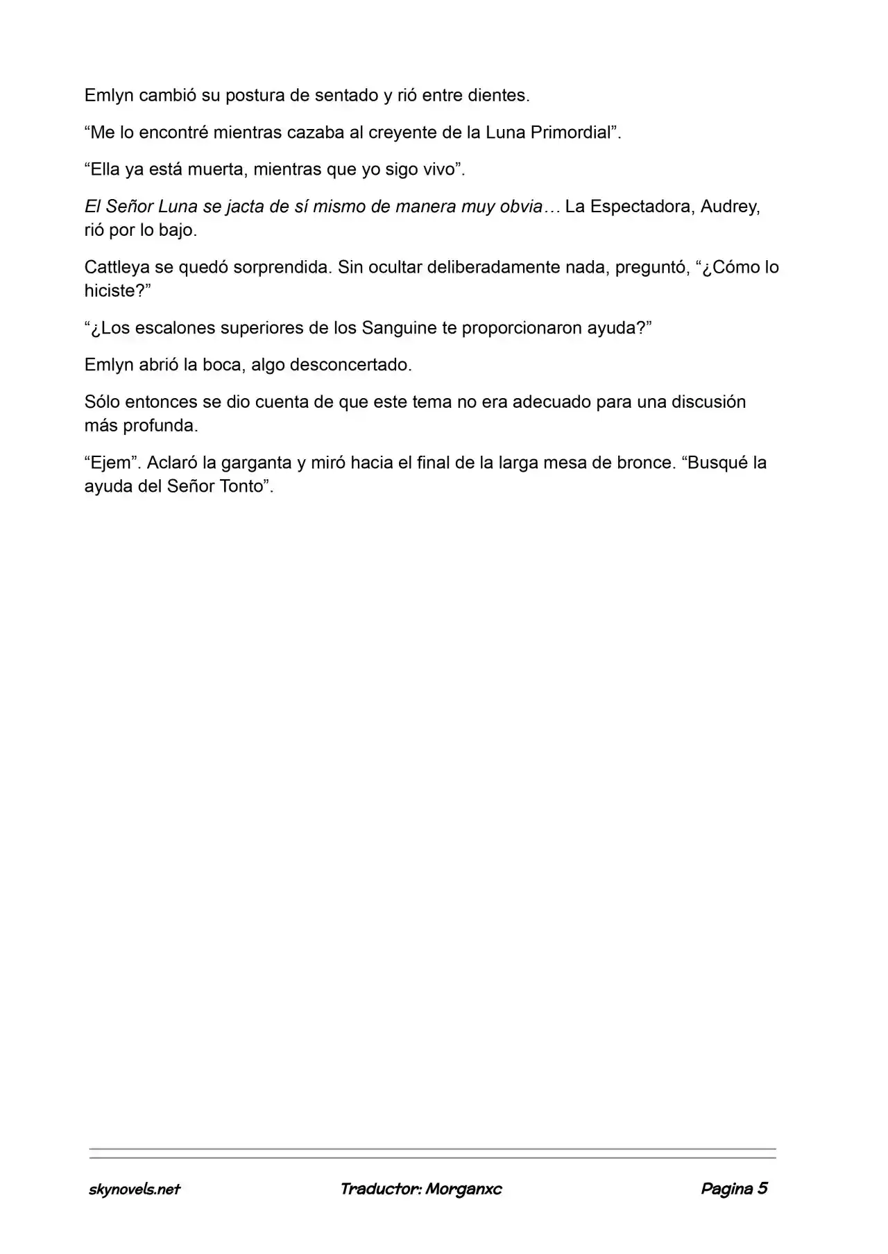Lord Of The Mysteries (Novela) - Capítulo 767 - Página 5 - LectorTMOo
