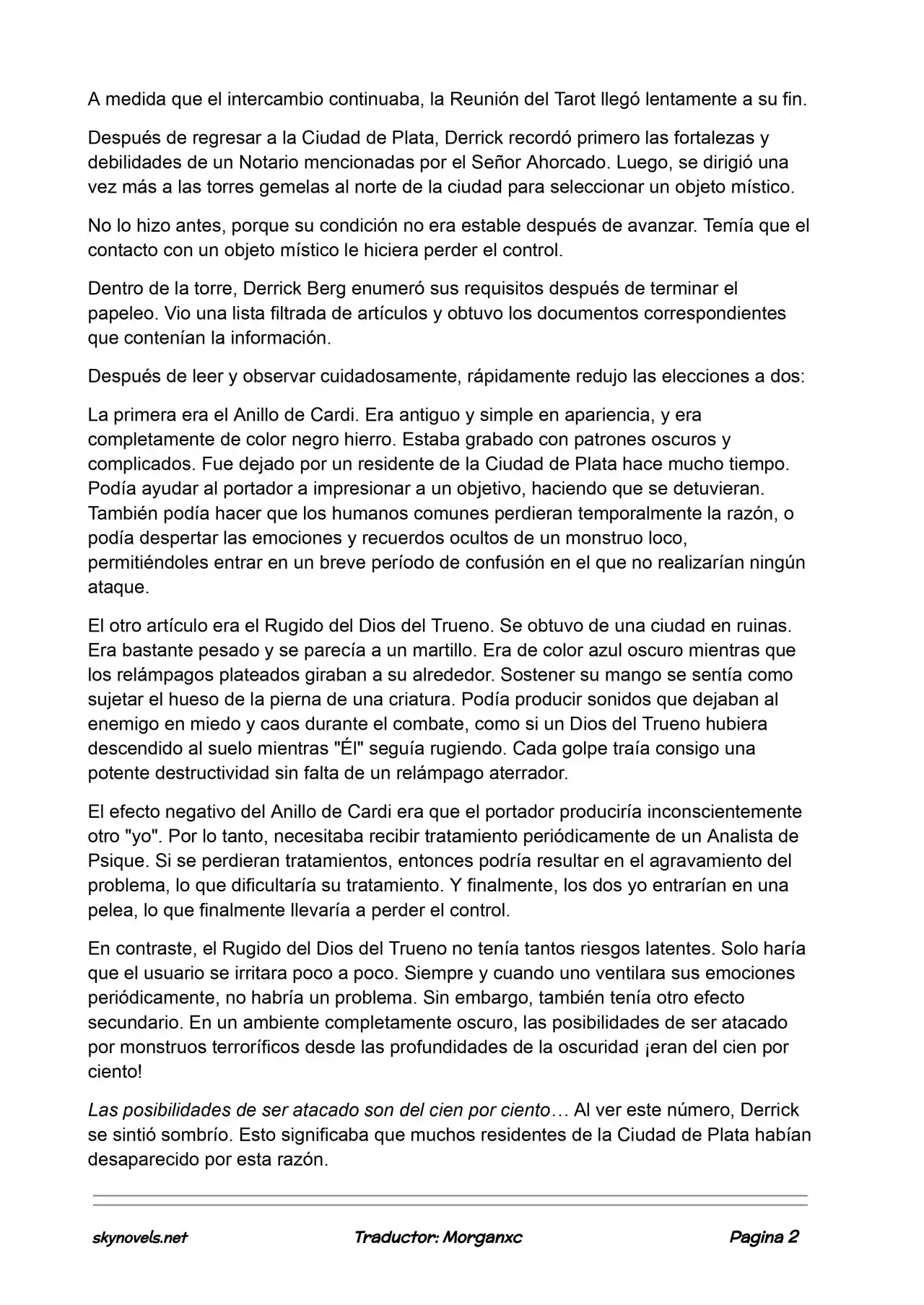 Lord Of The Mysteries (Novela) - Capítulo 768 - Página 2 - LectorTMOo