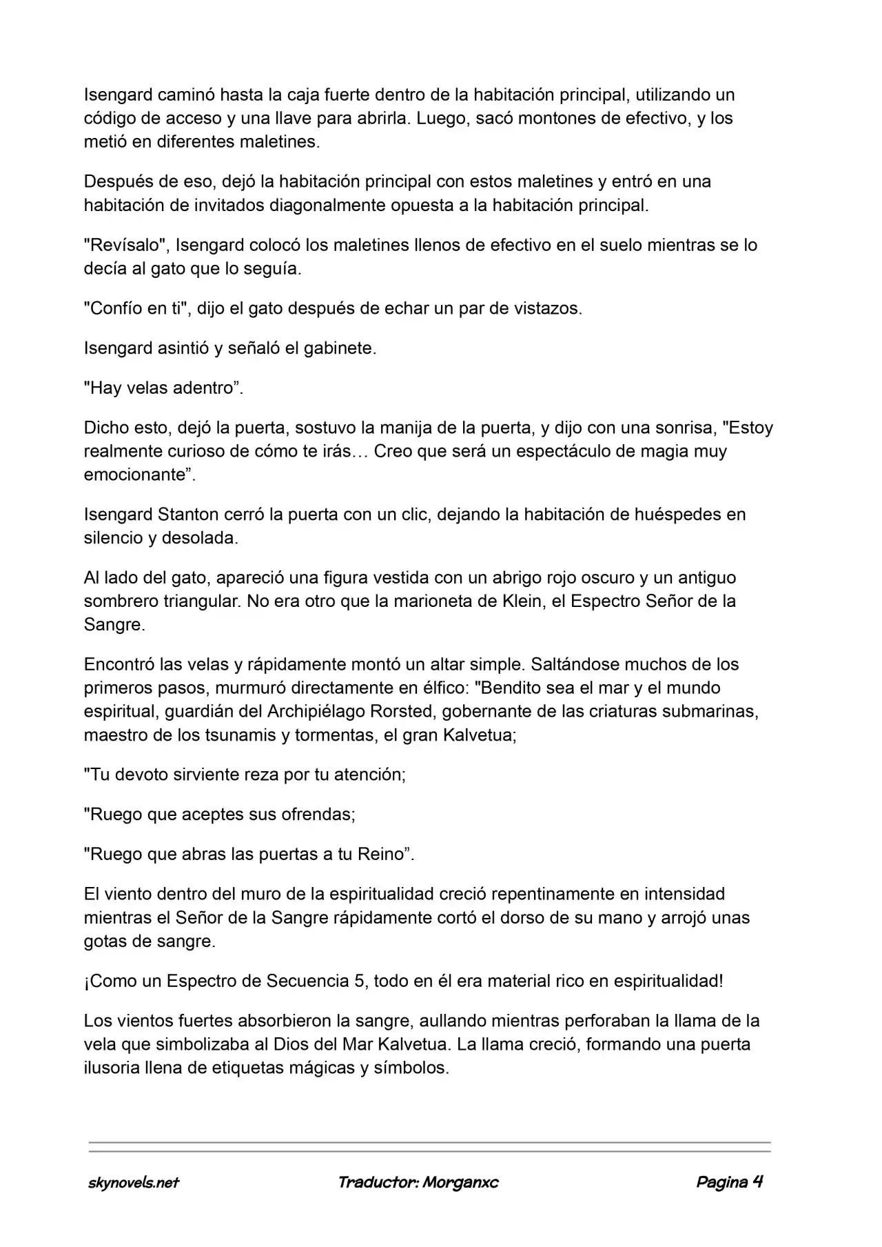 Lord Of The Mysteries (Novela) - Capítulo 769 - Página 4 - LectorTMOo