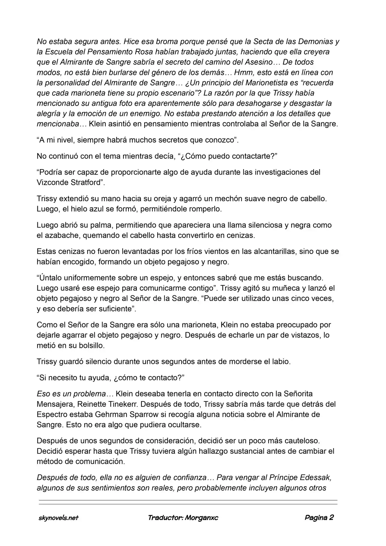 Lord Of The Mysteries (Novela) - Capítulo 775 - Página 2 - LectorTMOo
