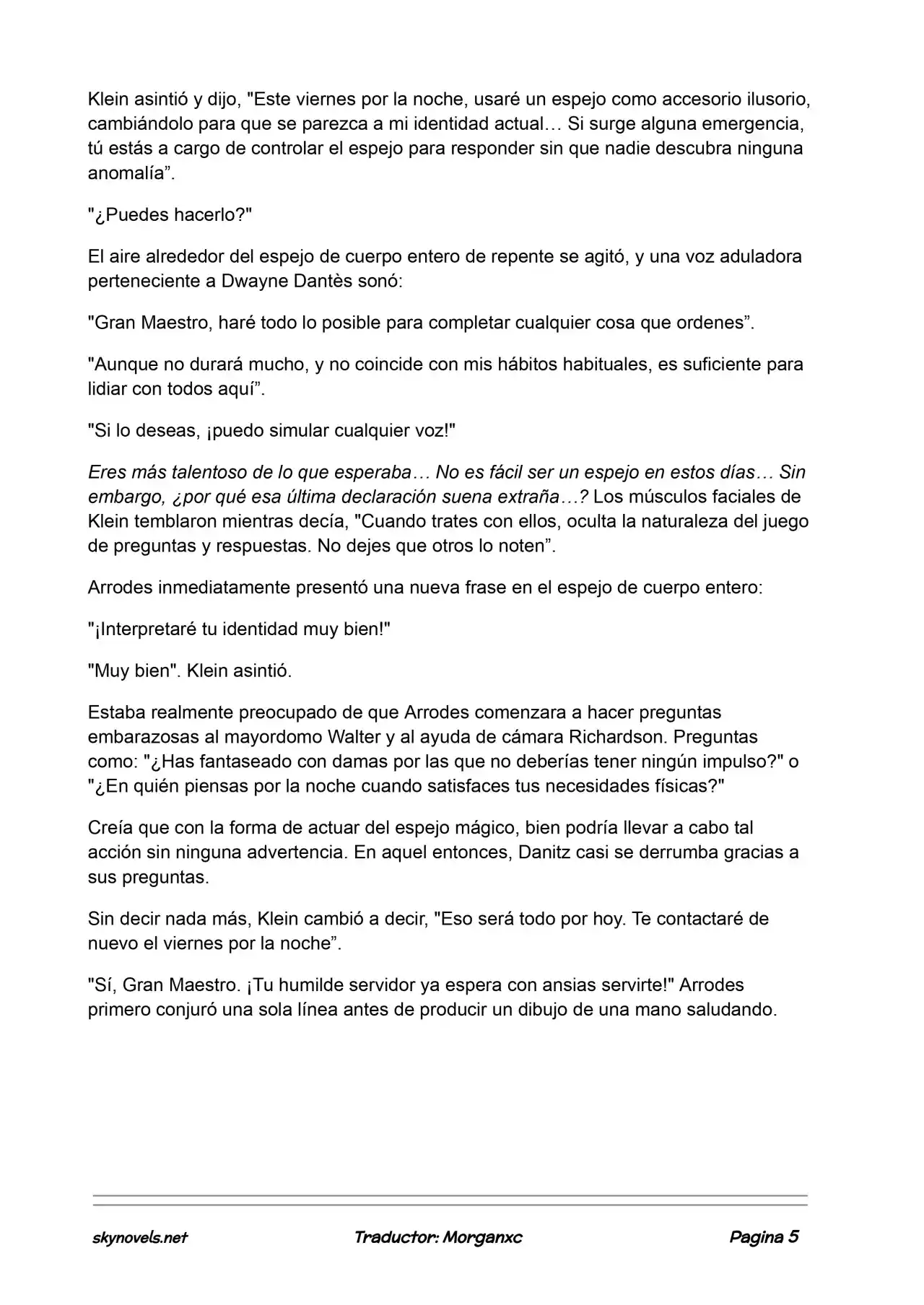 Lord Of The Mysteries (Novela) - Capítulo 776 - Página 5 - LectorTMOo