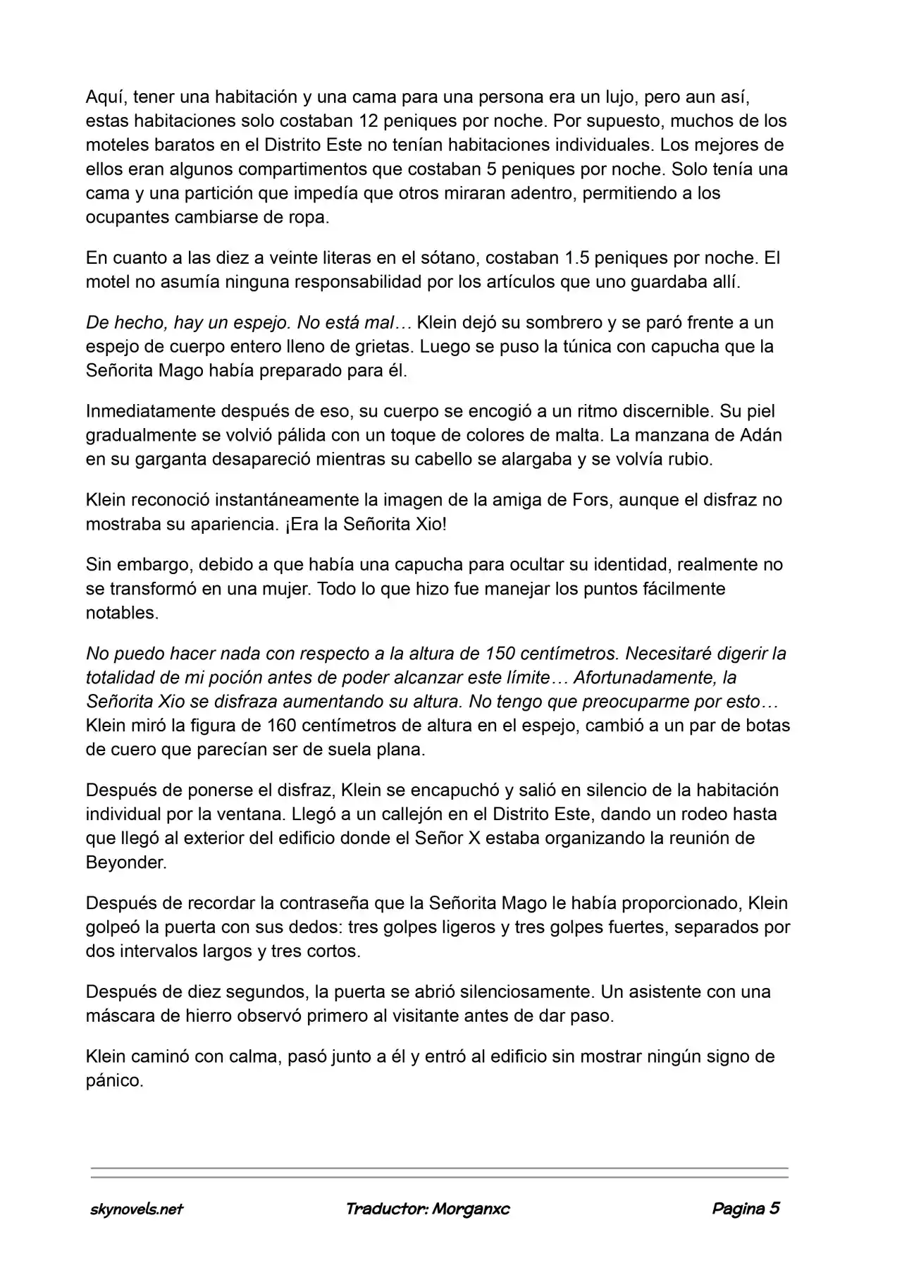 Lord Of The Mysteries (Novela) - Capítulo 777 - Página 5 - LectorTMOo