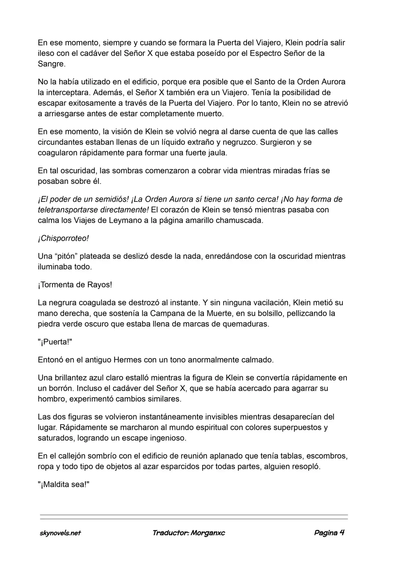 Lord Of The Mysteries (Novela) - Capítulo 779 - Página 4 - LectorTMOo