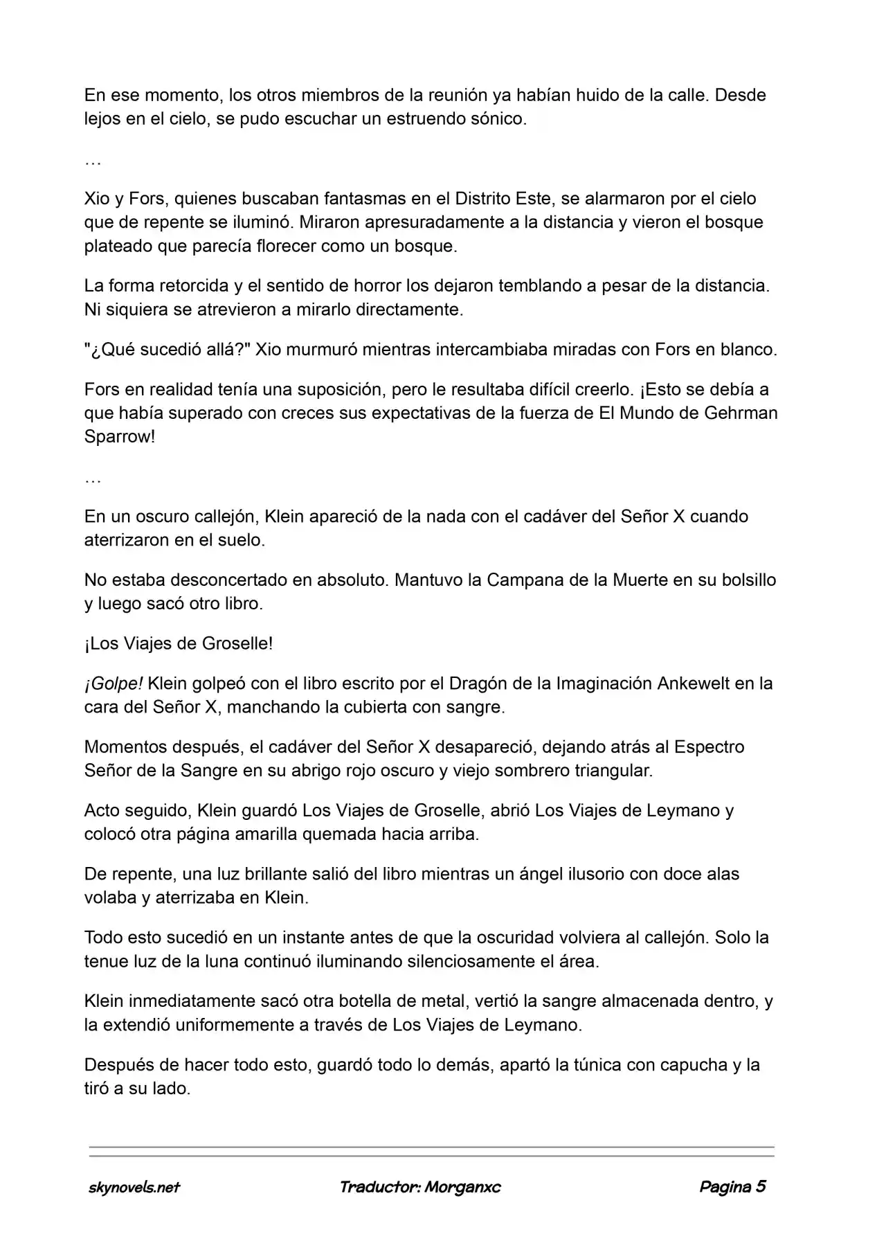 Lord Of The Mysteries (Novela) - Capítulo 779 - Página 5 - LectorTMOo