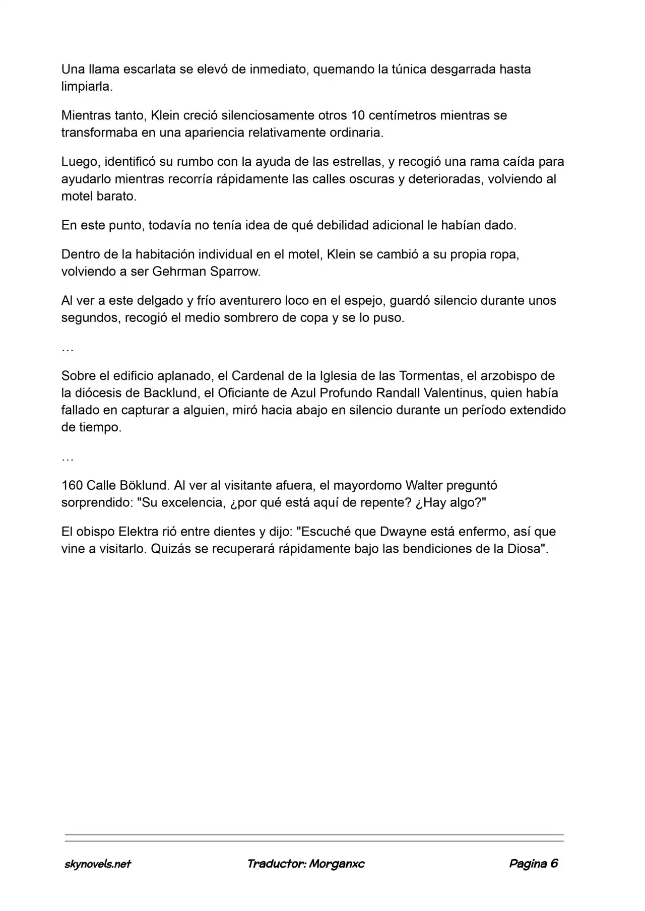 Lord Of The Mysteries (Novela) - Capítulo 779 - Página 6 - LectorTMOo