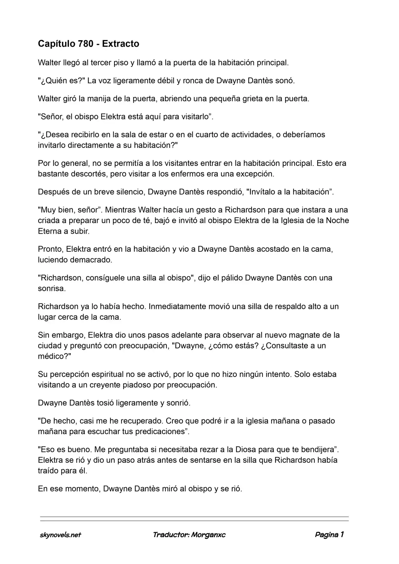 Lord Of The Mysteries (Novela) - Capítulo 780 - Página 1 - LectorTMOo