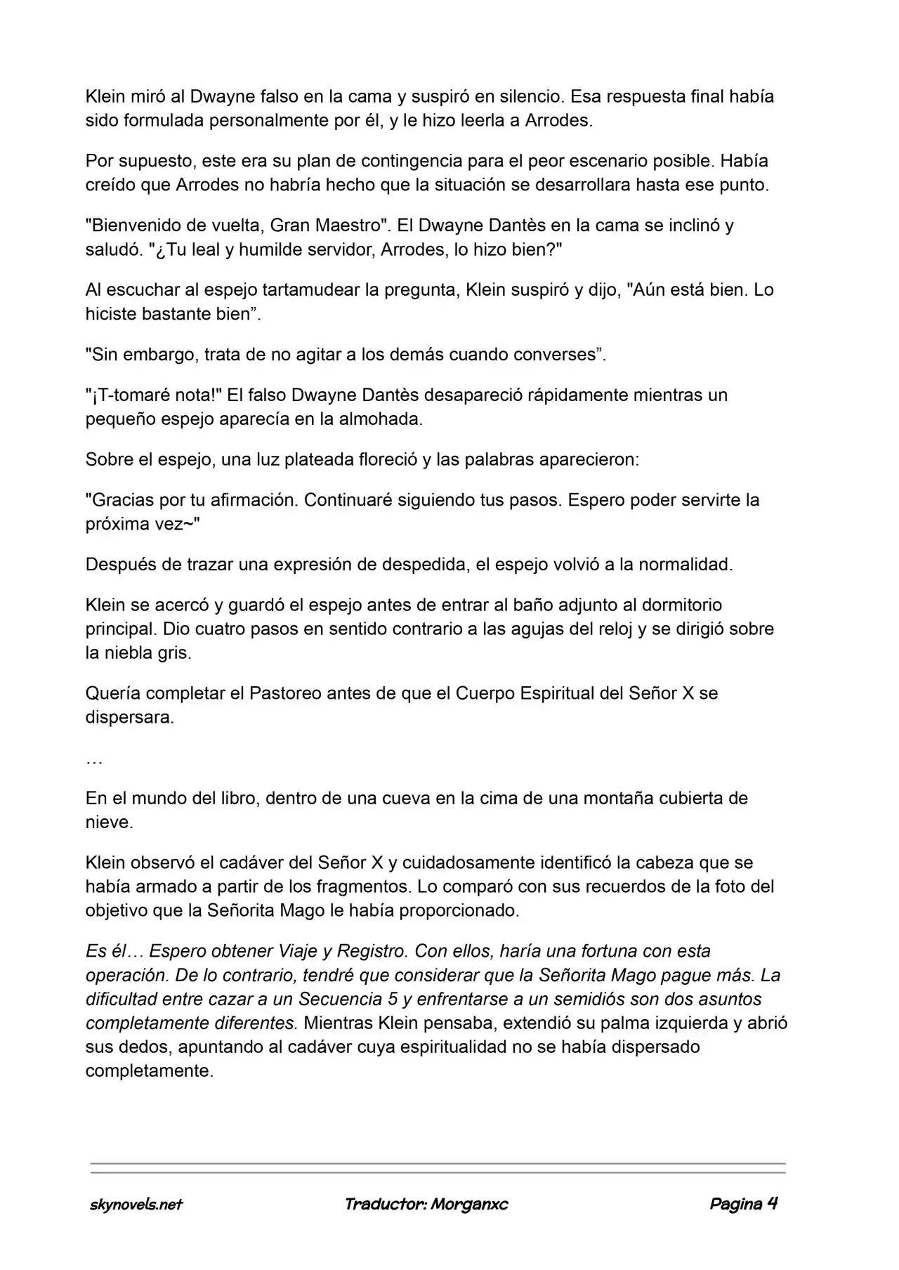 Lord Of The Mysteries (Novela) - Capítulo 780 - Página 4 - LectorTMOo