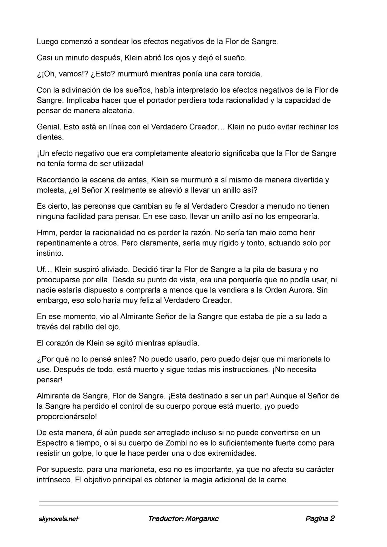 Lord Of The Mysteries (Novela) - Capítulo 781 - Página 2 - LectorTMOo