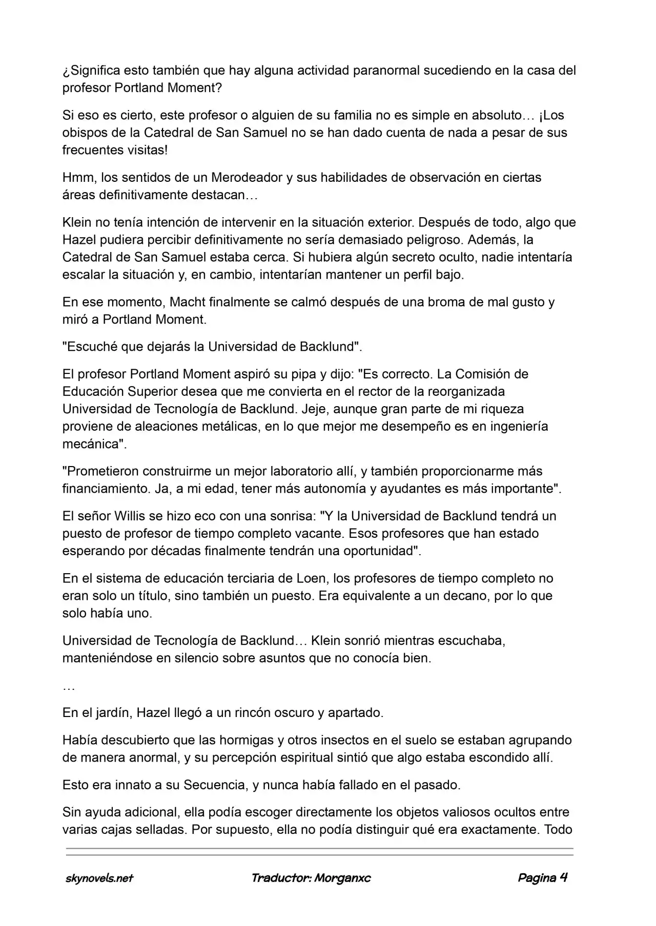 Lord Of The Mysteries (Novela) - Capítulo 784 - Página 4 - LectorTMOo