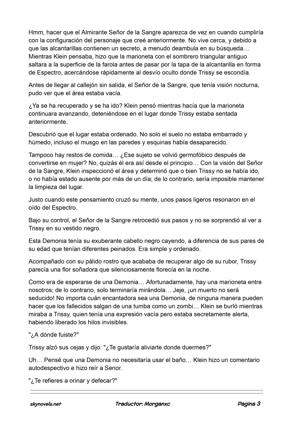 Lord Of The Mysteries (Novela) - Capítulo 785 - Página 3 - LectorTMOo